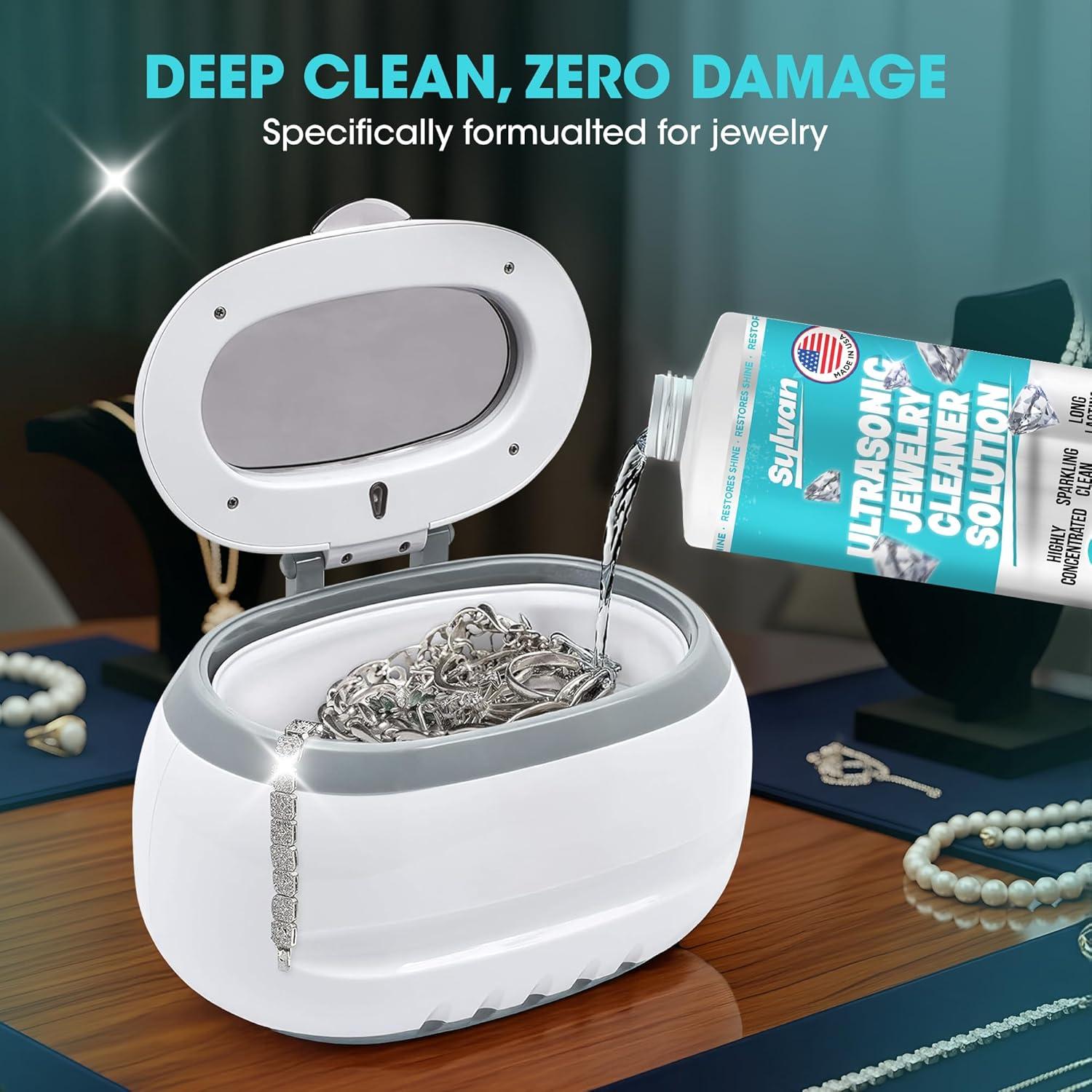 Limpiador Ultrasónico para Joyería Sylvan Hills 0.95L + Paño