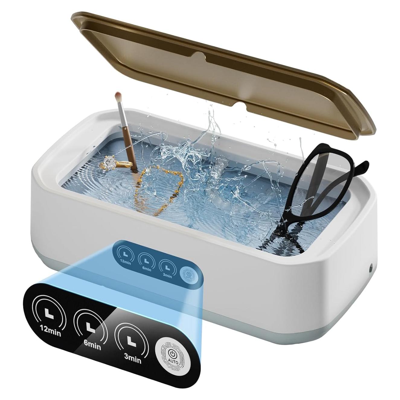 Limpiador Ultrasónico de Joyas CHGAOY 650ml 50kHz 3 Modos