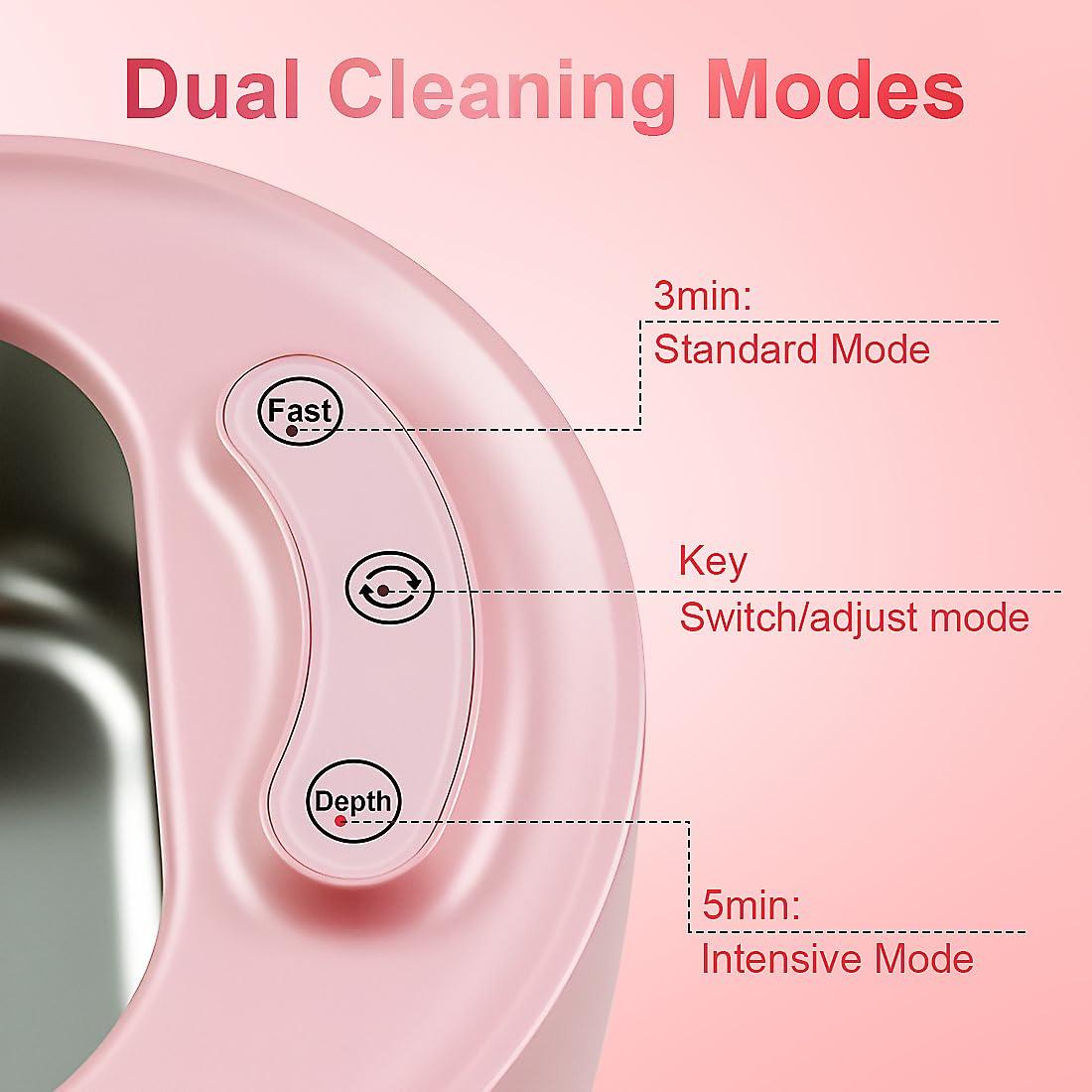 Limpiador Ultrasónico de Joyas Gumnay 400ml 48KHz Acero Inoxidable