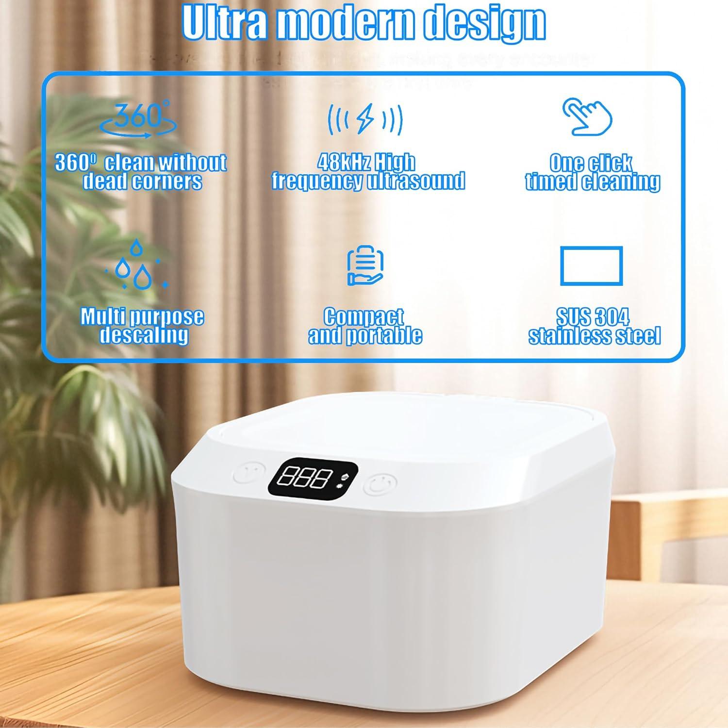 Limpiador Ultrasónico de Joyas YINPAD 220ML Silencioso