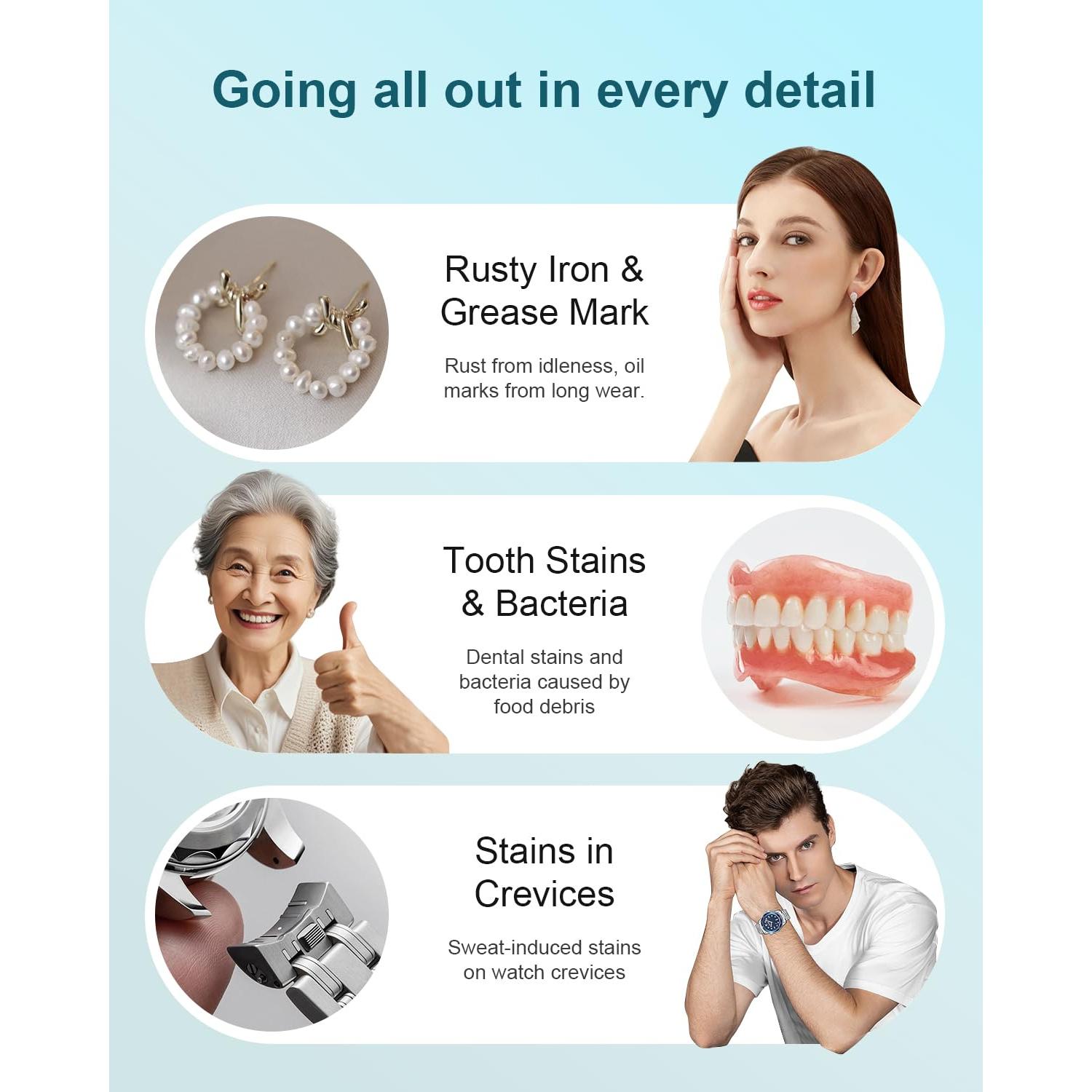 Limpiador Ultrasónico de Joyas Pixosn 200ml Acero Inoxidable