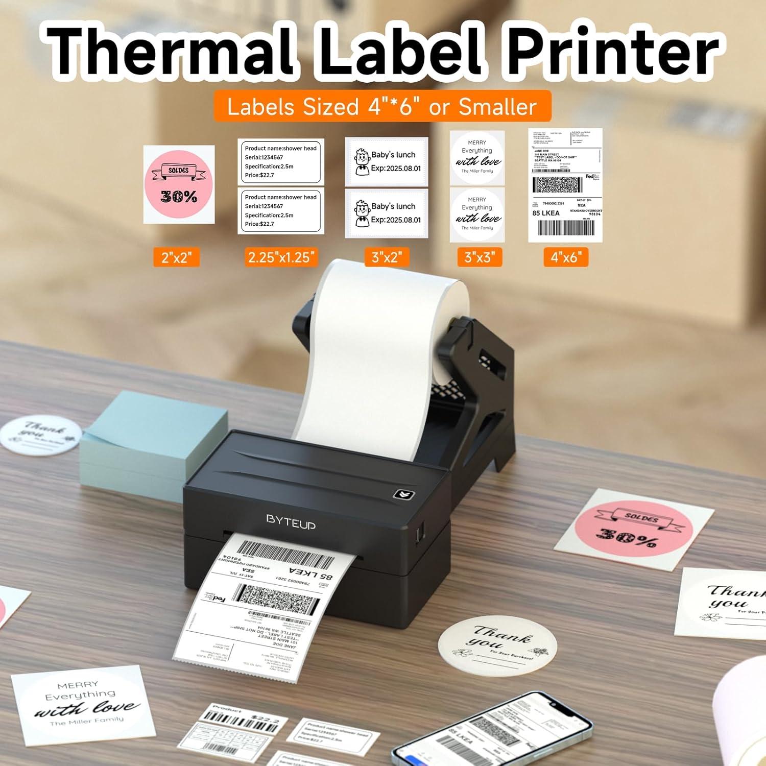 Impresora de Etiquetas Térmicas Bluetooth Shanyin 4x6 para Envíos