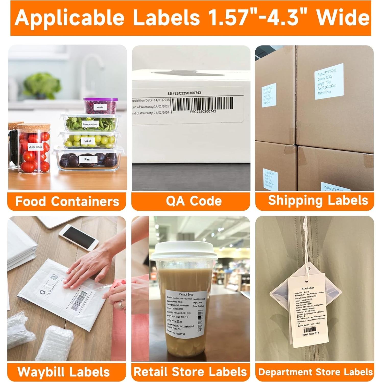 Impresora de Etiquetas Térmicas Bluetooth Shanyin 4x6 para Envíos