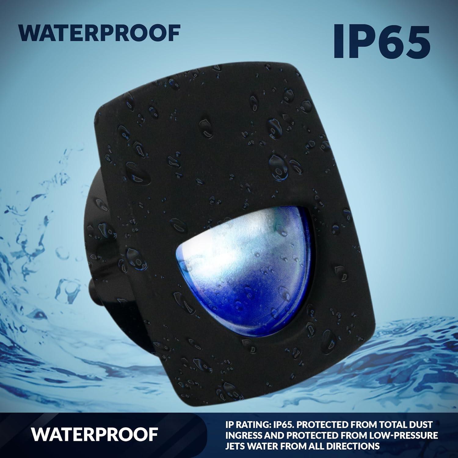 Luz de Pasillo LED Five Oceans, Paquete de 3, Azul, 12V