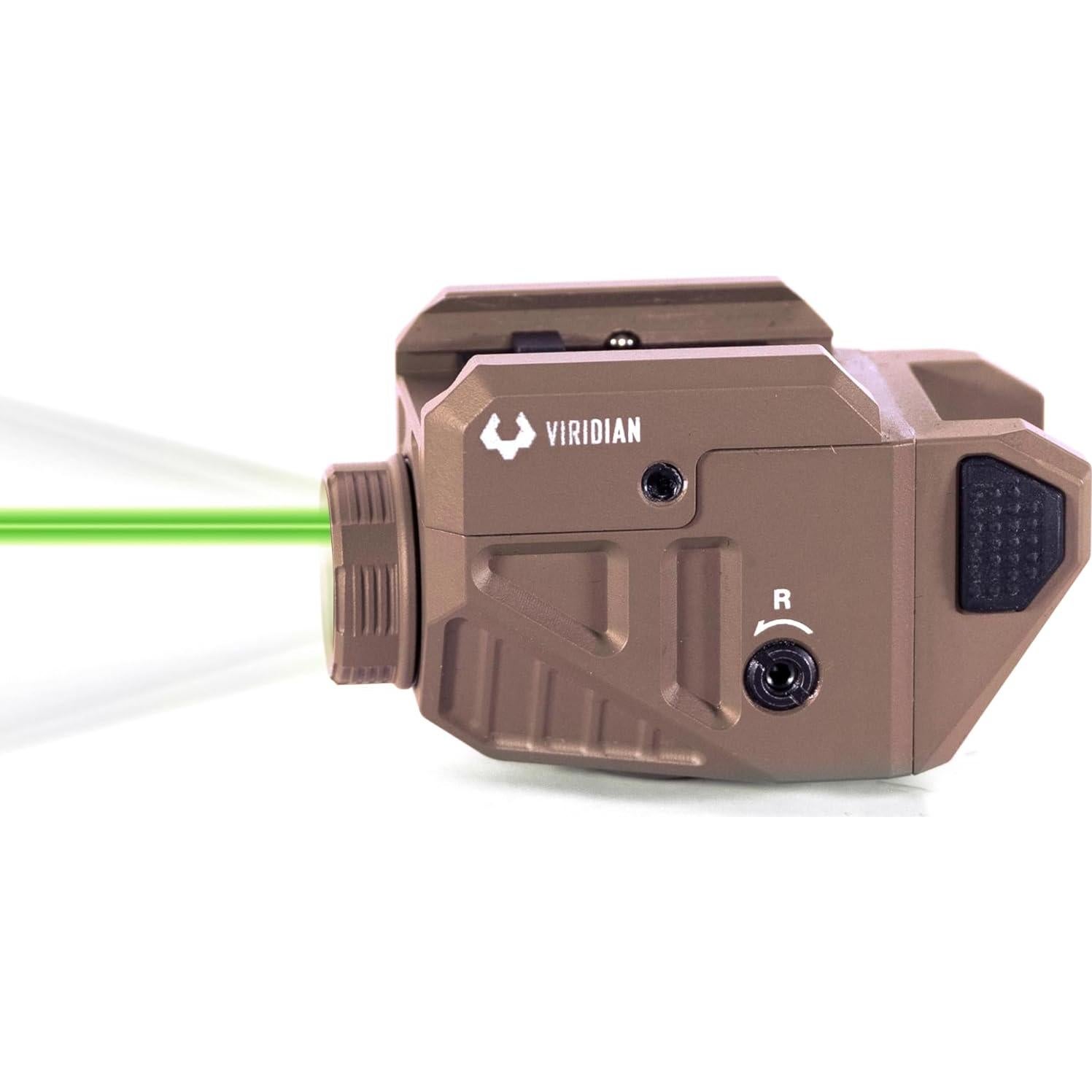 Visor Láser Verde C5L Viridian con Luz Táctica Recargable