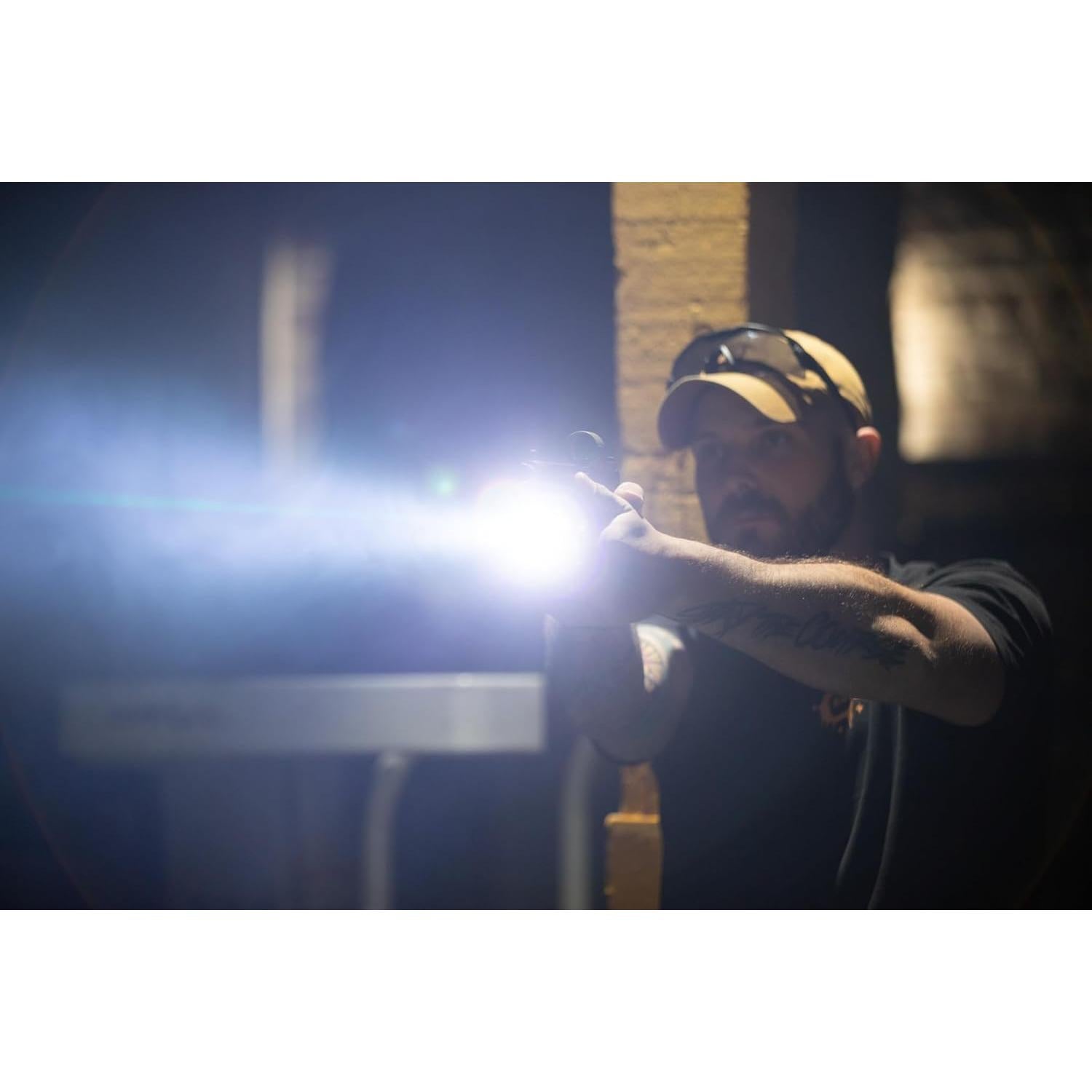 Visor Láser Verde C5L Viridian con Luz Táctica Recargable