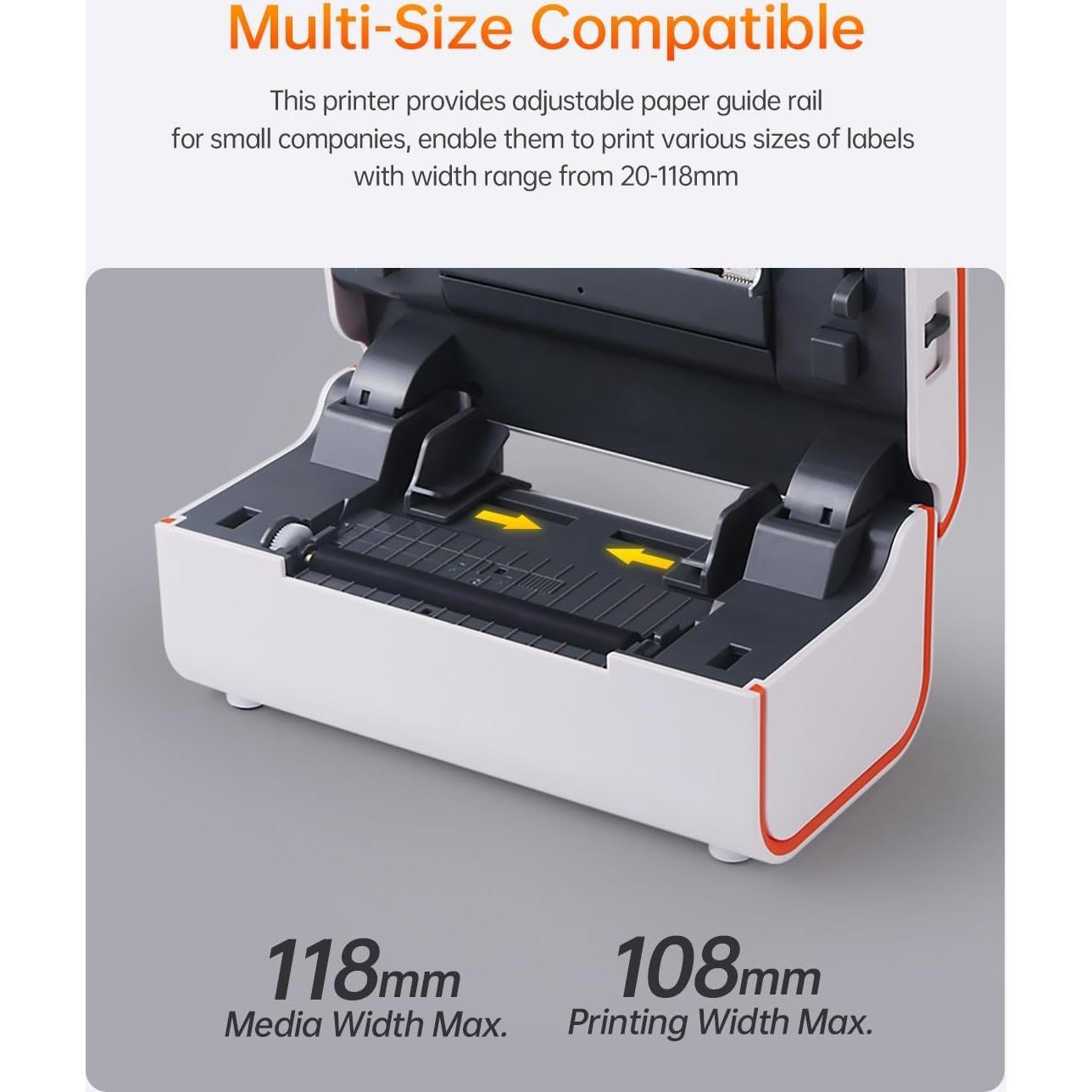 Impresora Térmica de Etiquetas Bluetooth Soonmark M4201 4x6