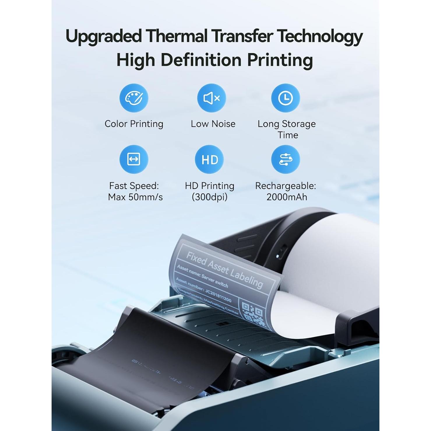 Impresora de Etiquetas NIIMBOT M2 Bluetooth 5.08 cm Térmica