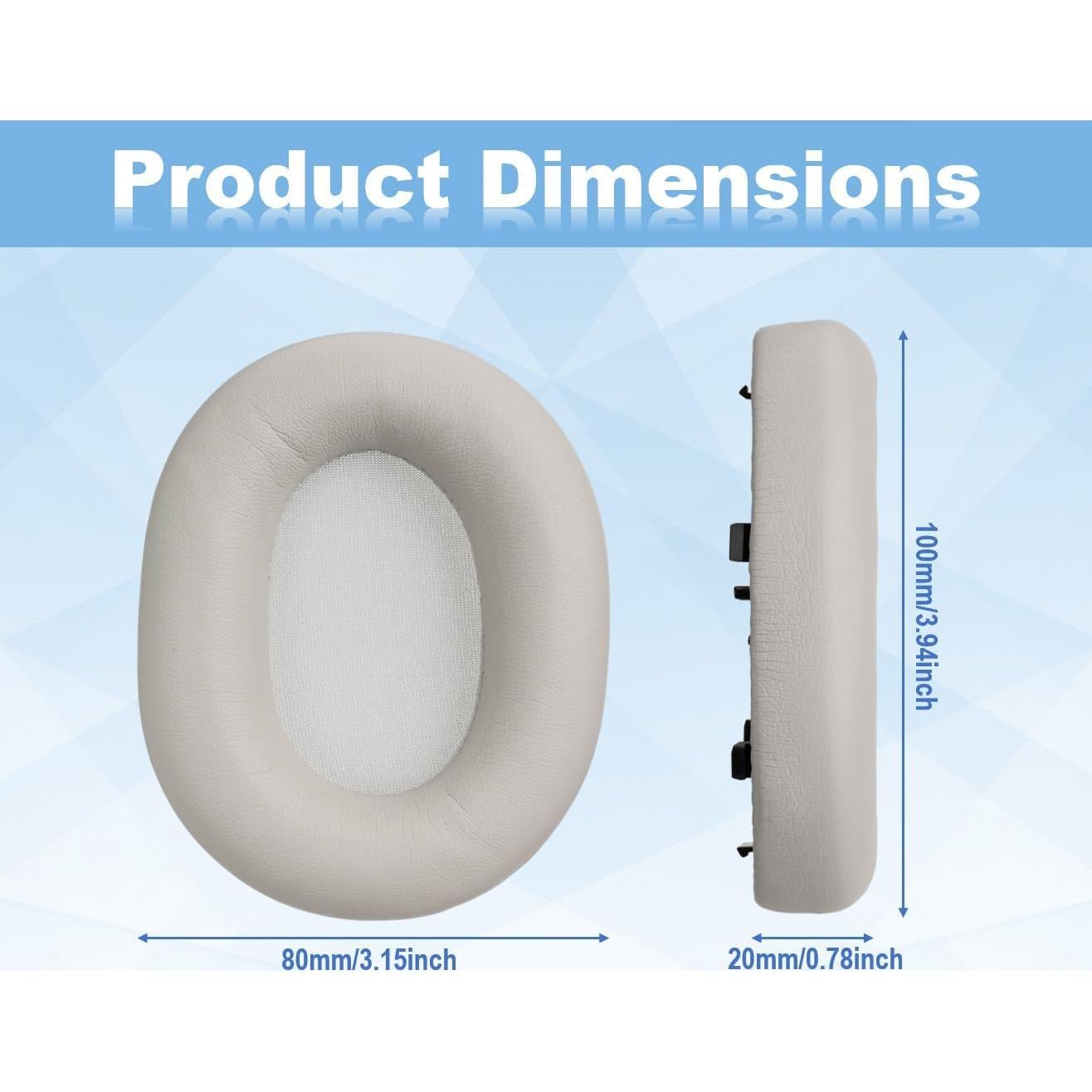 Almohadillas de Repuesto PhantAccy para Auriculares Sony WH-1000XM5