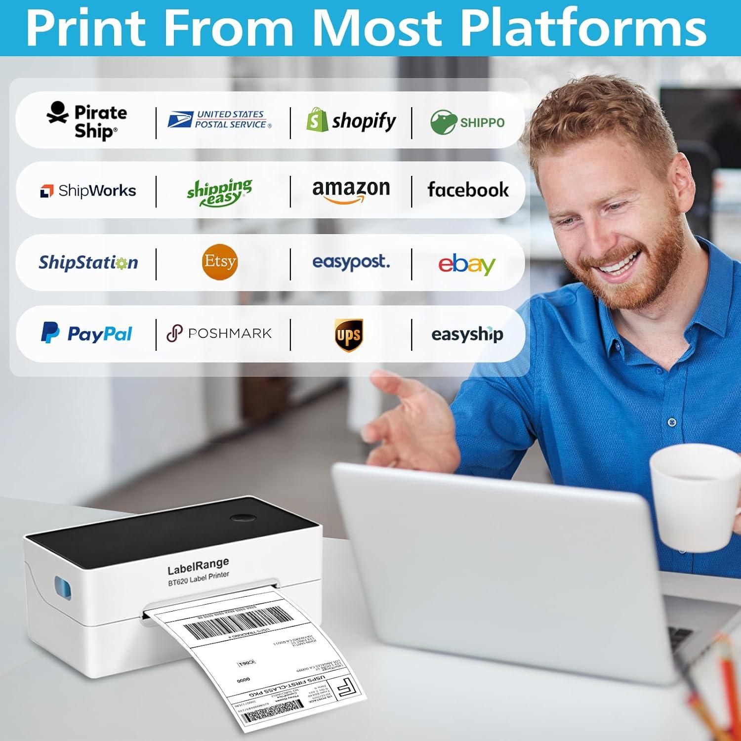 Impresora de Etiquetas Térmicas LabelRange BT620 4x6" 300 DPI