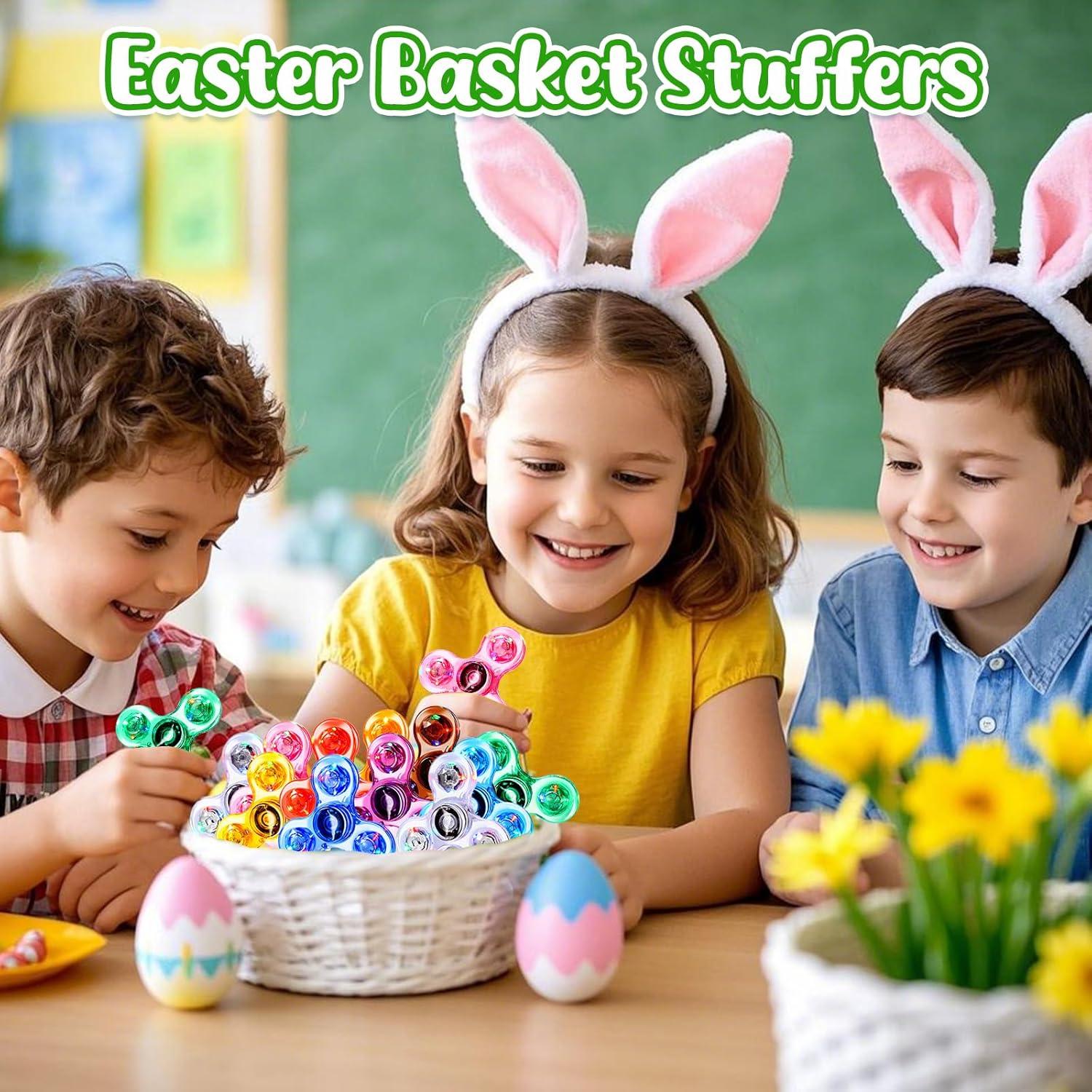 Spinners Antiestrés Gigilli 6 Pcs con Luz LED Multicolor