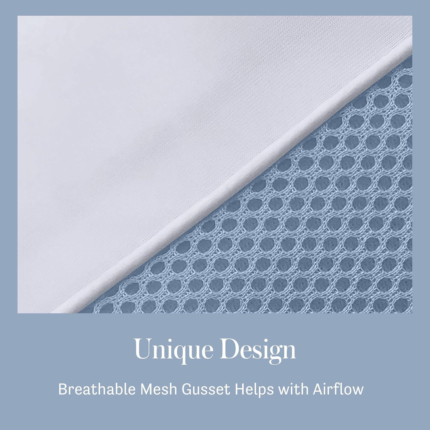 Cojines Refrigerantes Dreamlab King Juego de 2 Blanco 36.8x49.5cm