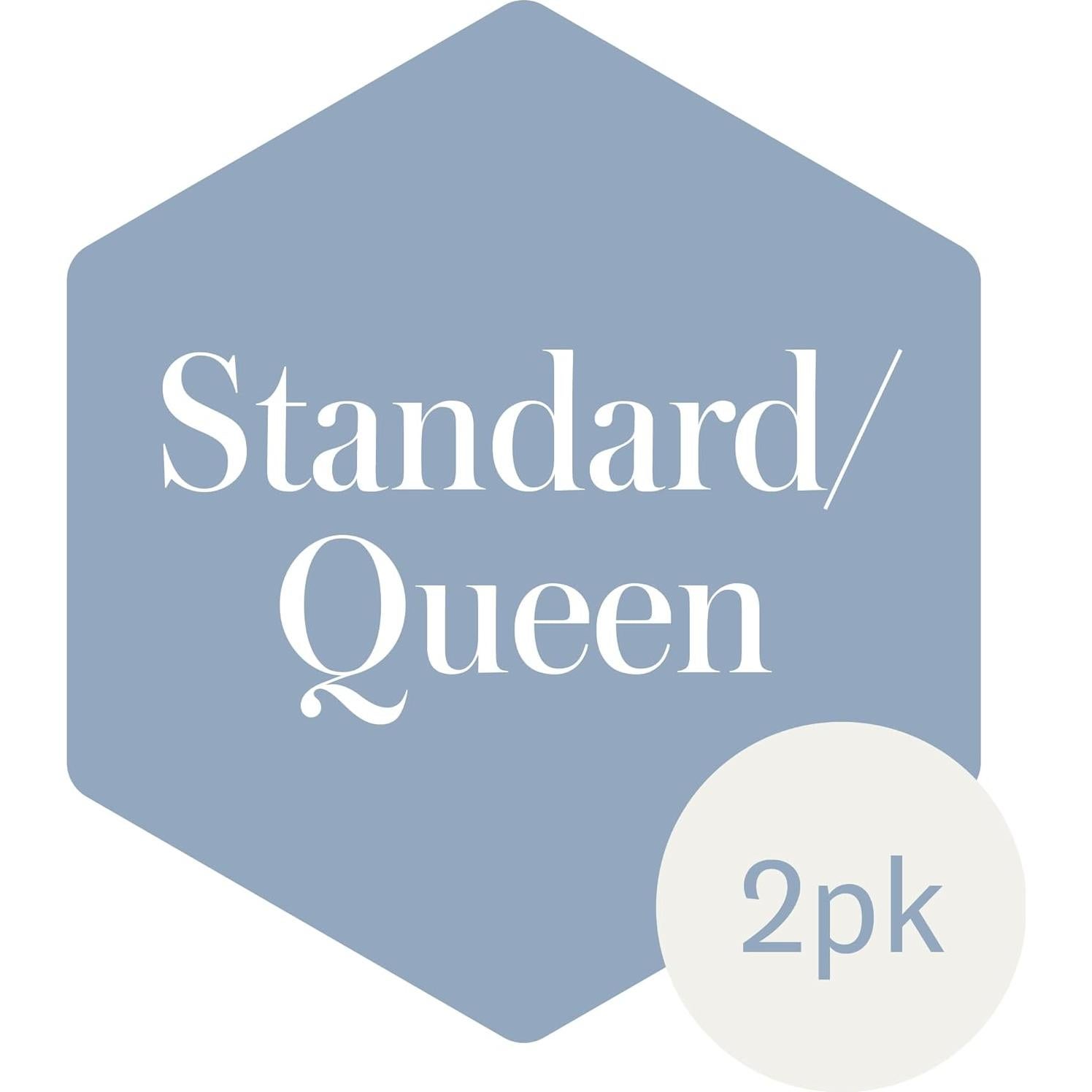 Cojines Refrigerantes Dreamlab King Juego de 2 Blanco 36.8x49.5cm