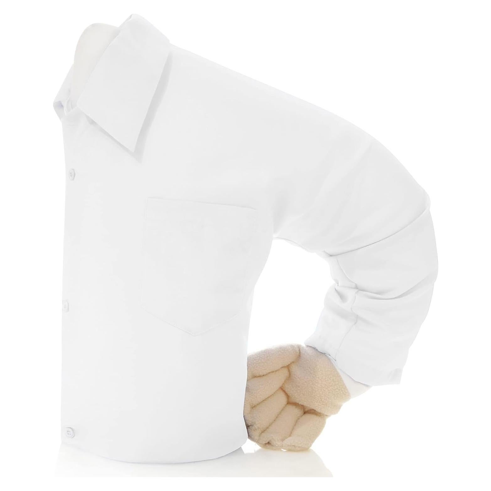 Almohada Novio Grande Blanca - Microperlas y Algodón