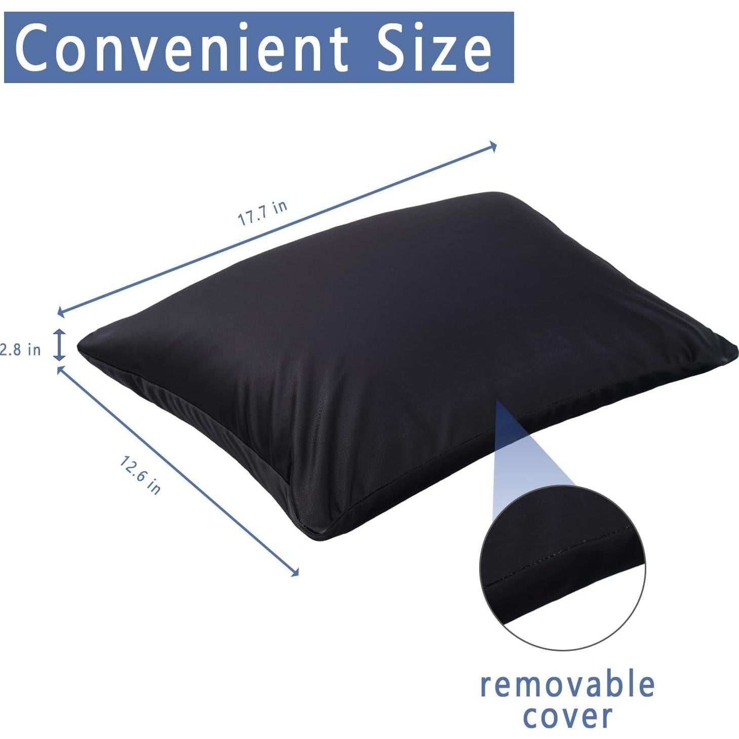 Cojín de Microperlas Focustree Rectangular Suave 40.6x30.5cm