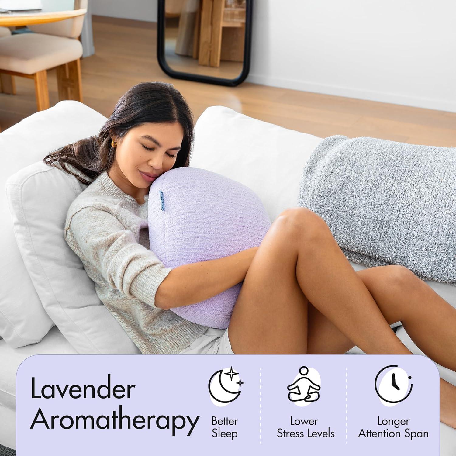 Almohada Corporal con Peso Quiet Mind Grande 7.41kg Lavanda