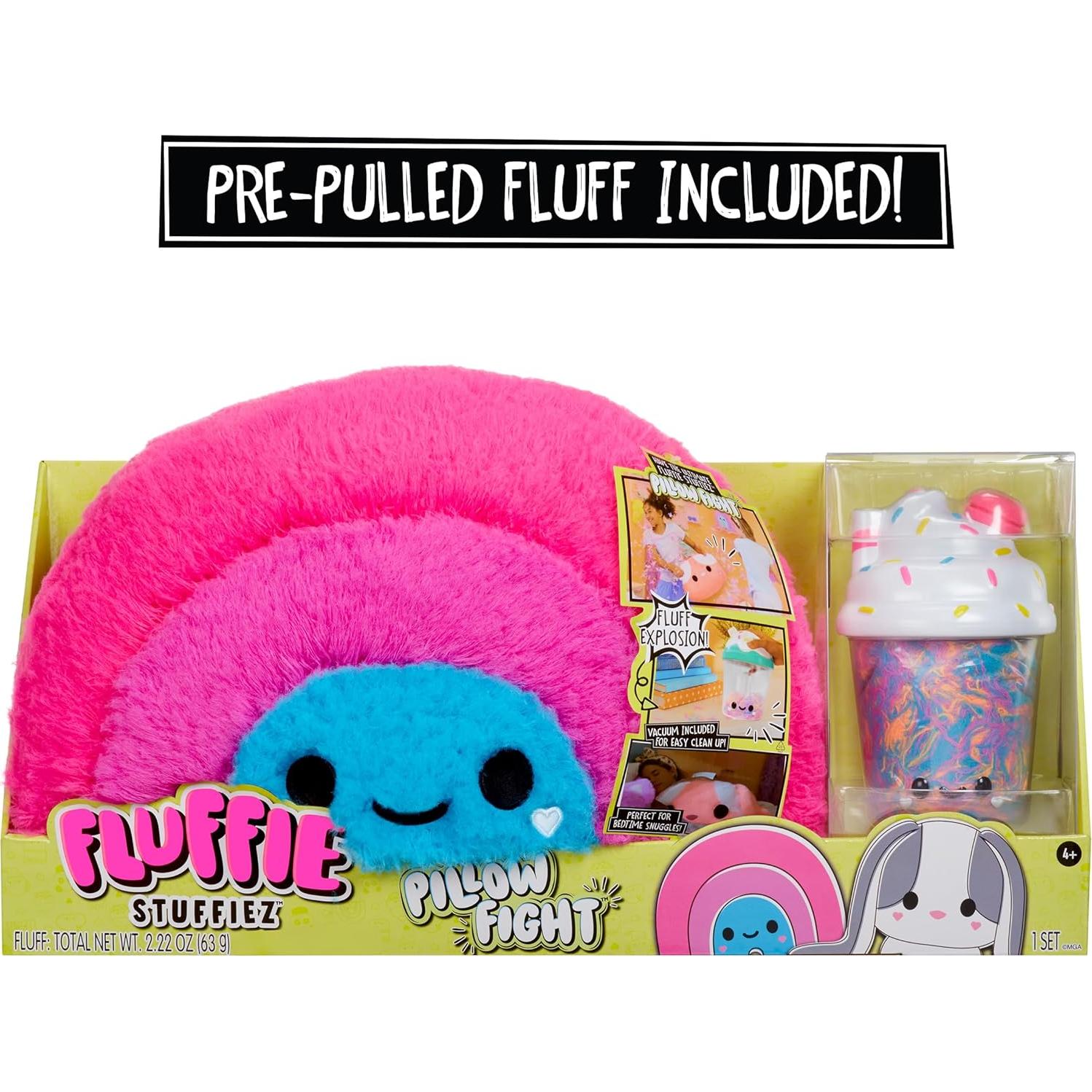 Fluffie Stuffiez Lucha de Almohadas Conejo y Arcoíris - 1.29 kg