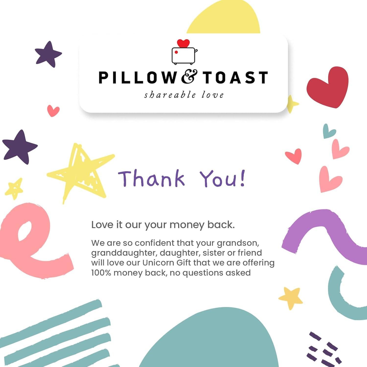 Almohada de peluche unicornio LED Pillow and Toast 22.86 cm