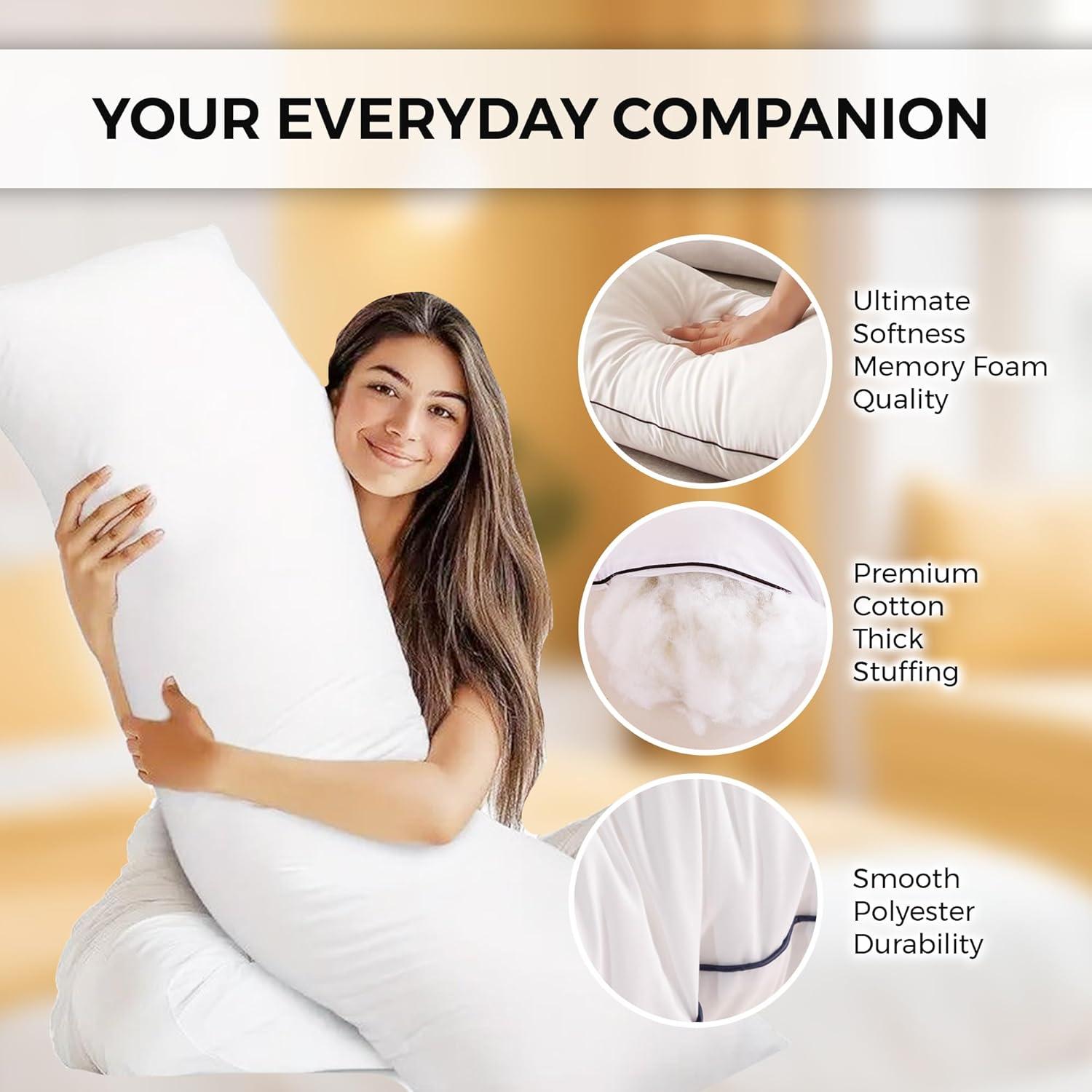 Almohada Corporal Acepunch 150x50cm Hipoalergénica Suave