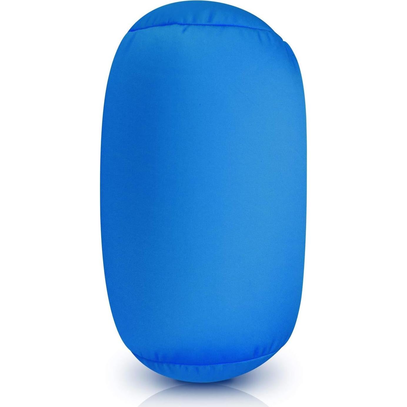 Almohada de Cuello Microperlas FABSKIY Azul Cielo 35.5x17.8cm