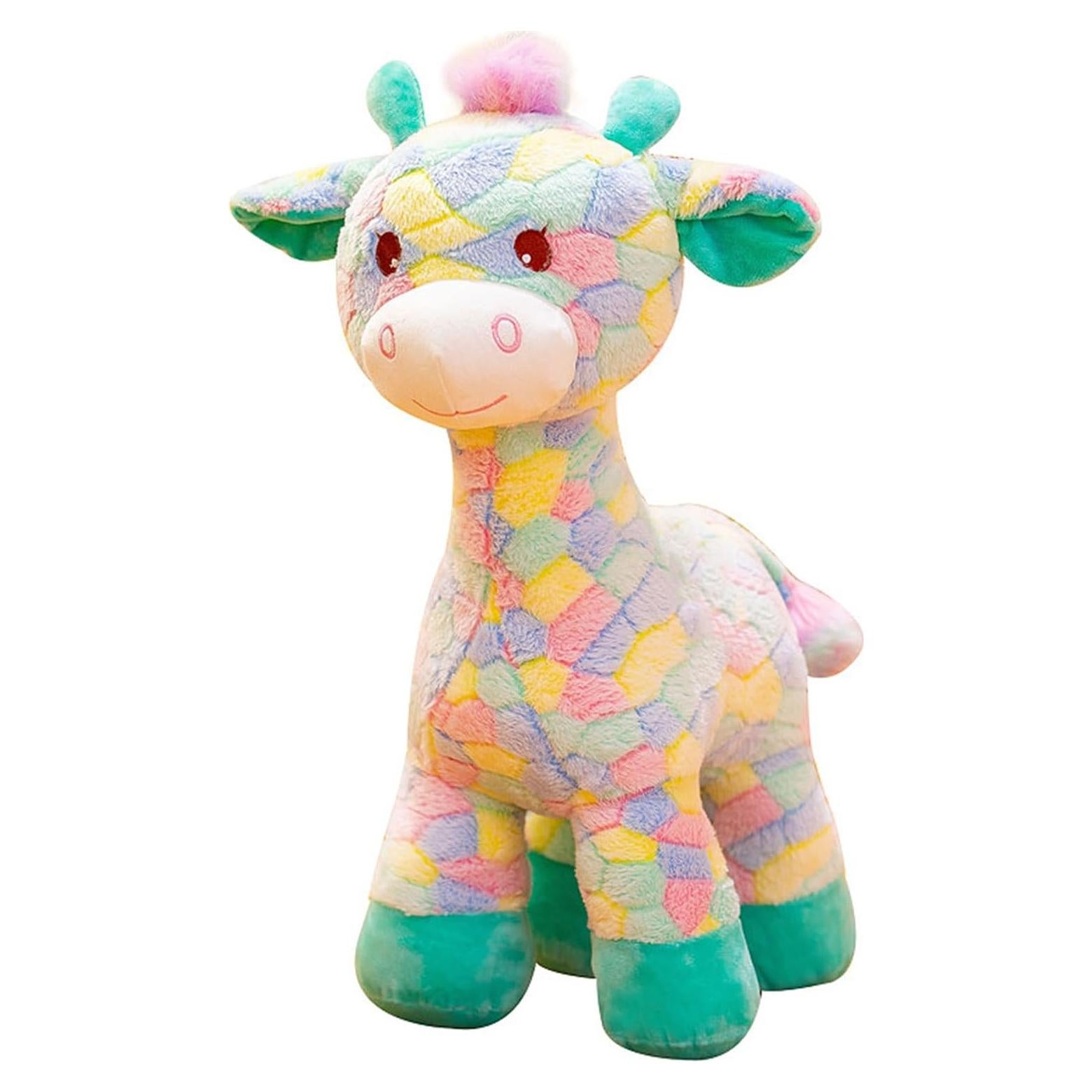 Juguete de Peluche Jirafa Arcoíris TUKVESZE 33 cm Suave