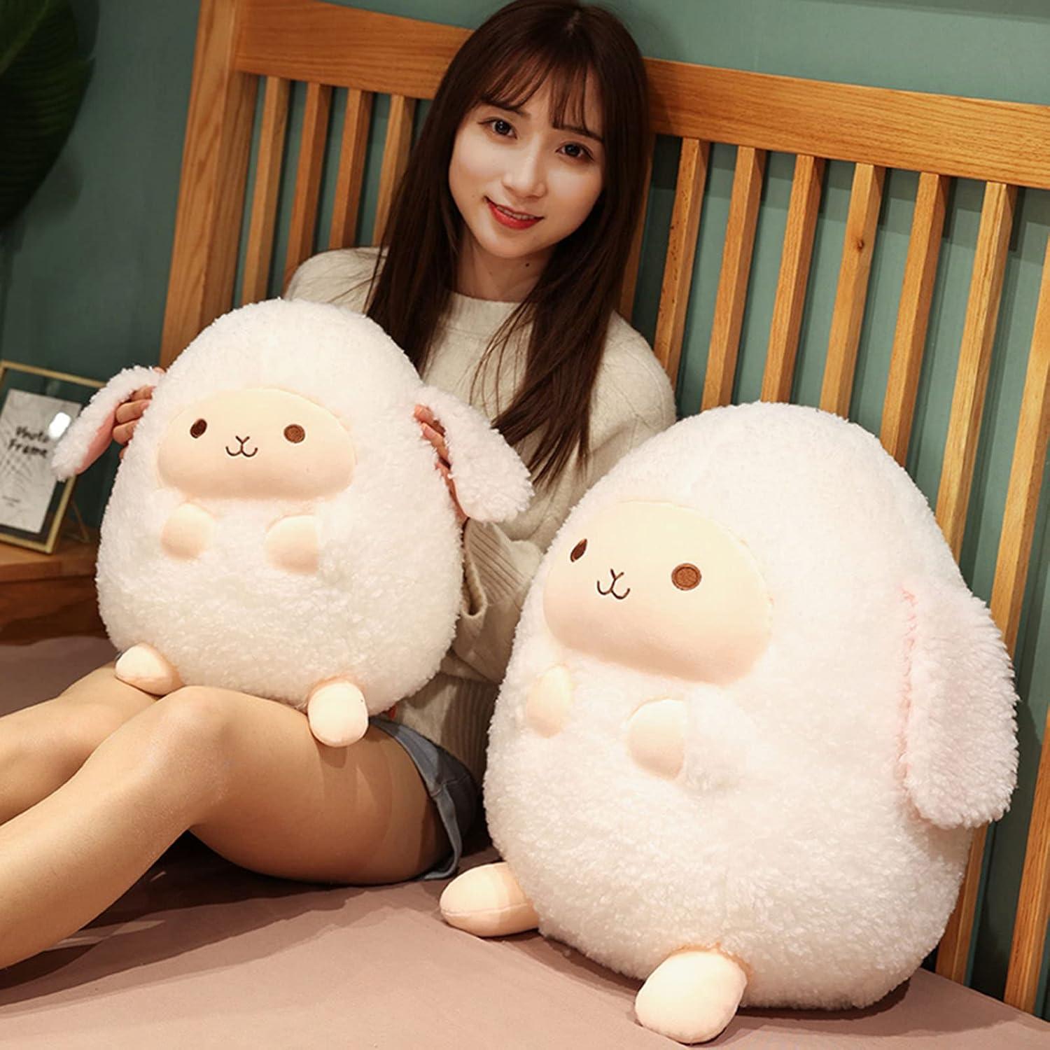 Oveja de Peluche 30 cm TONGSONG Almohada Suave para Niños