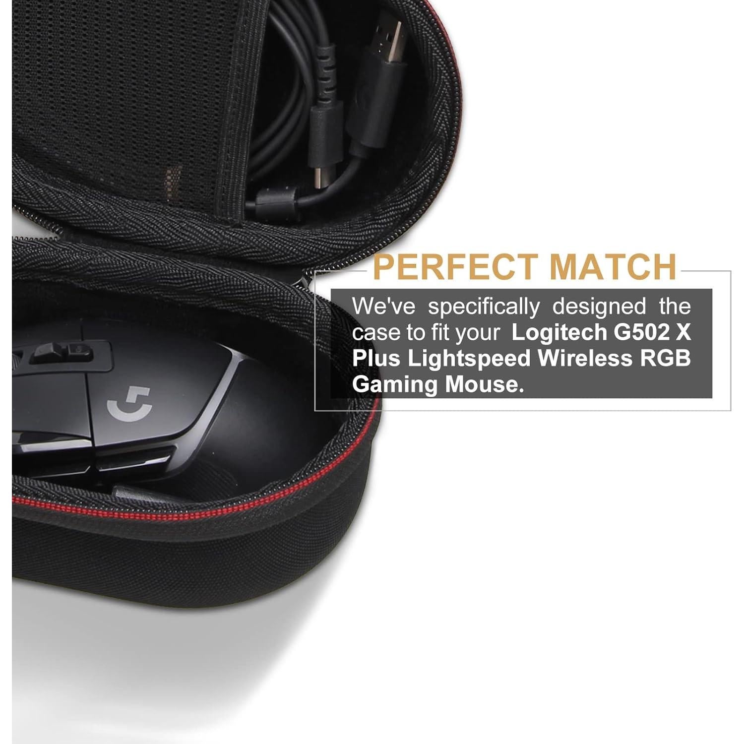 Funda Protectora para Ratón Gaming Logitech G502 G305 Negro