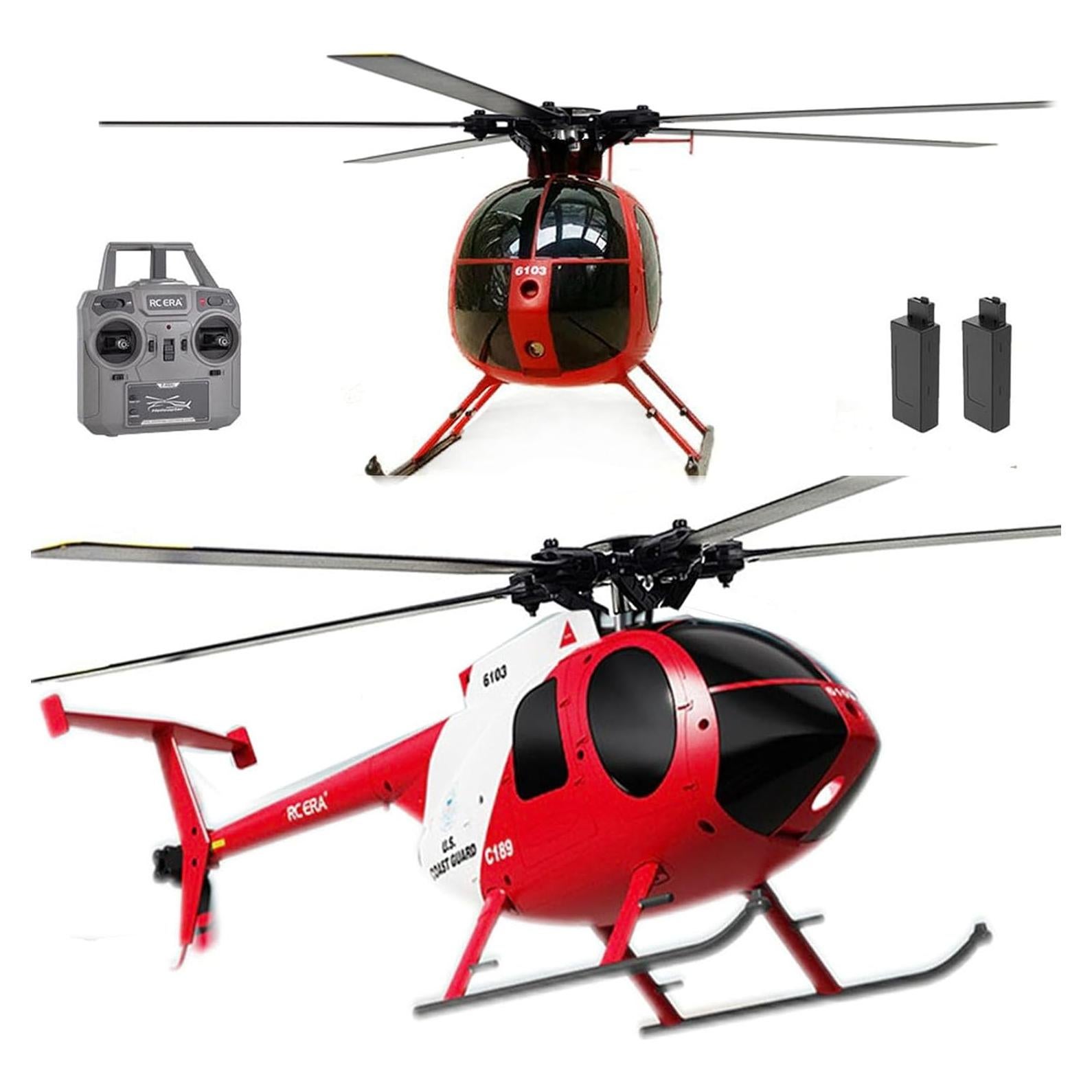 Helicóptero RC MD500 C189 335mm con Posicionamiento Óptico