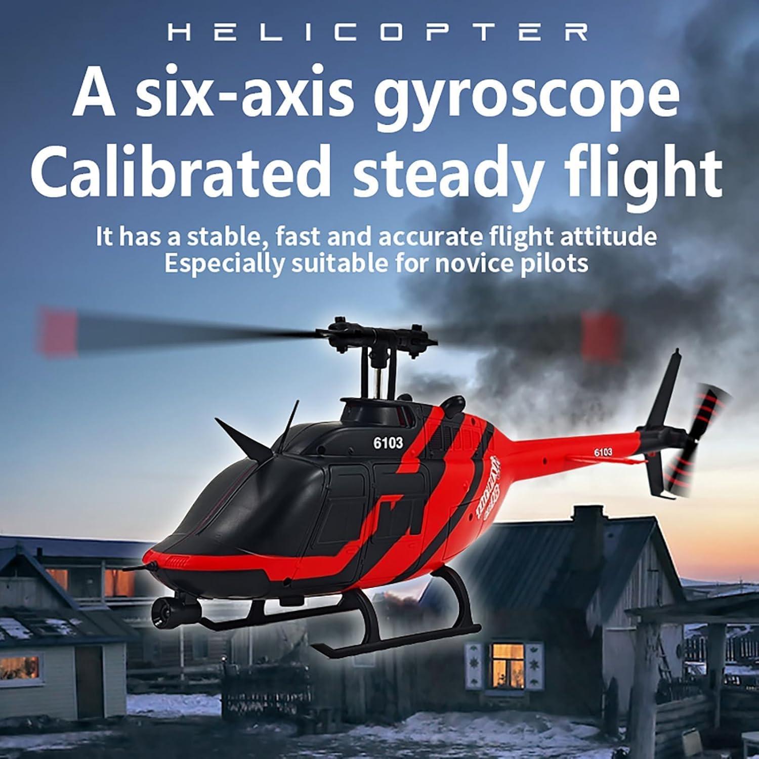 Helicóptero RC SOWOFA C138 Control Remoto 6CH 30.99cm