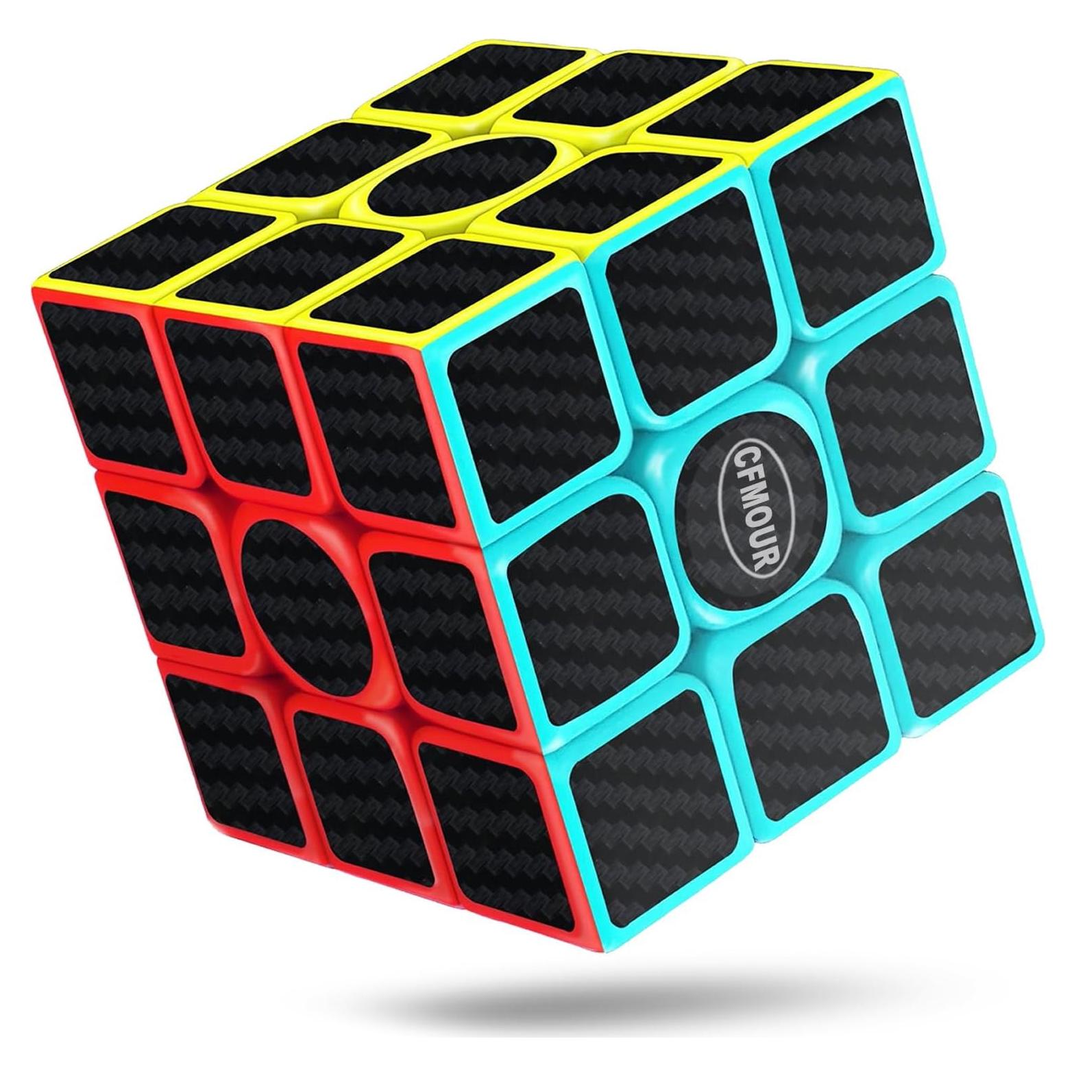 Cubo Mágico CFMOUR 3x3 Fibra de Carbono Ajustable