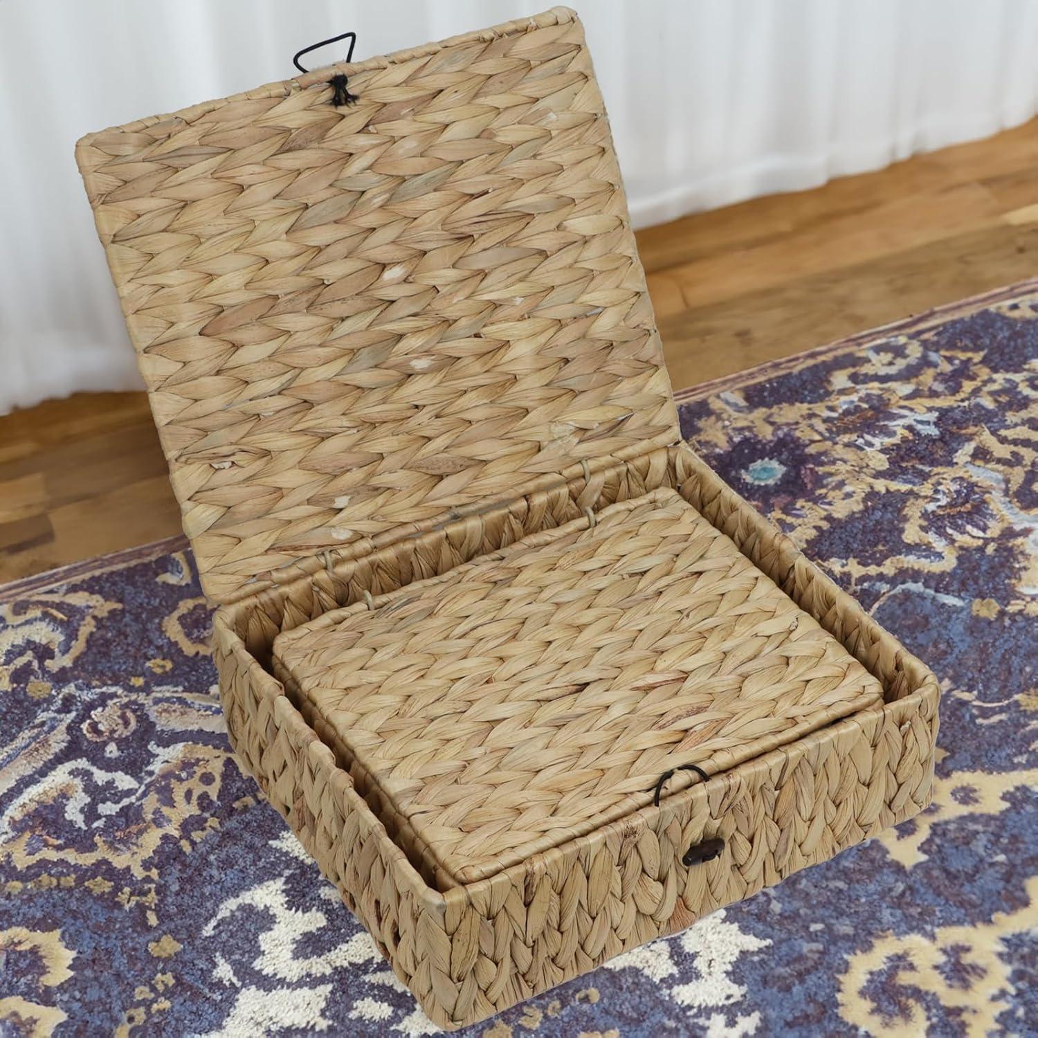 Juego de 2 Cestas de Mimbre ORDELITE para Almacenamiento