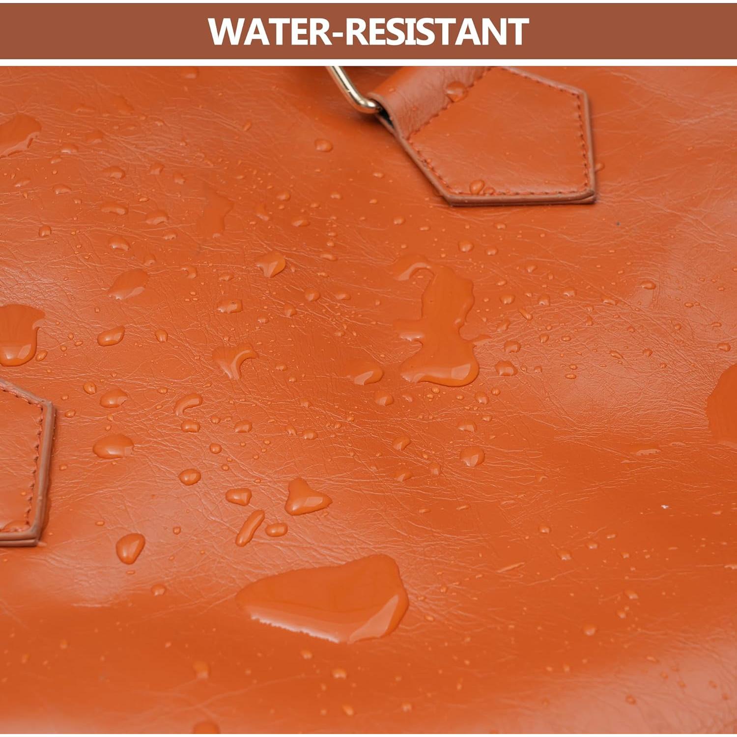 Bolsa de Viaje Convertible Kalawen 45L Naranja con Compartimento para Zapatos