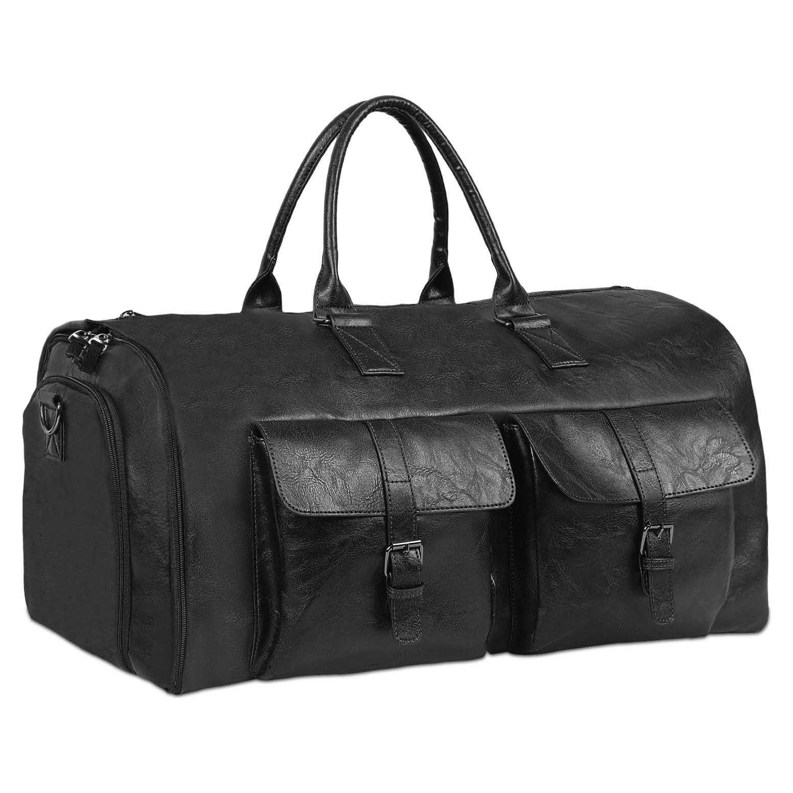 Bolsa de Ropa Convertible L-ife 2 en 1 Duffle 45L Negro