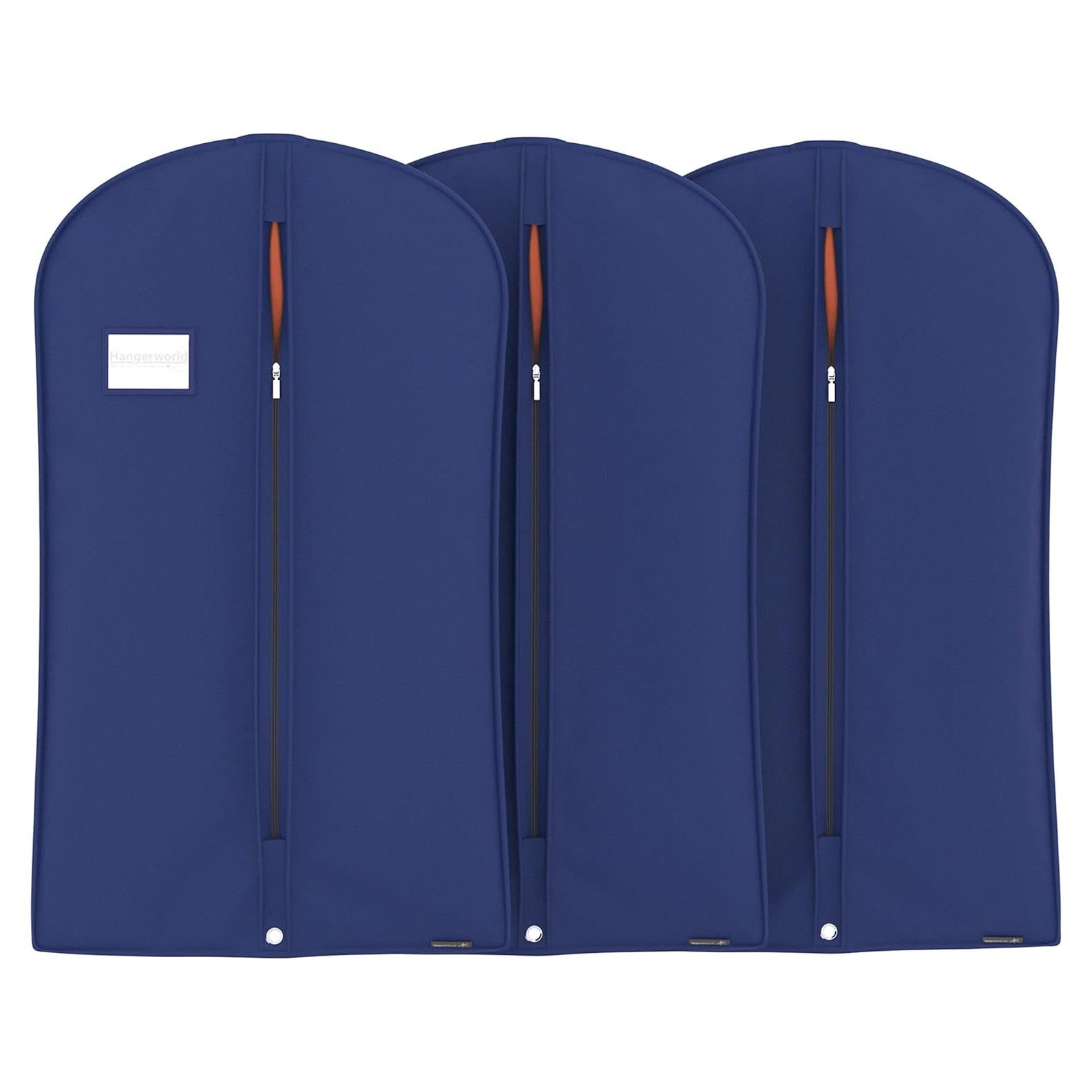 Bolsa de Prendas HANGERWORLD 102x61 cm Transpirable 3 Piezas Azul