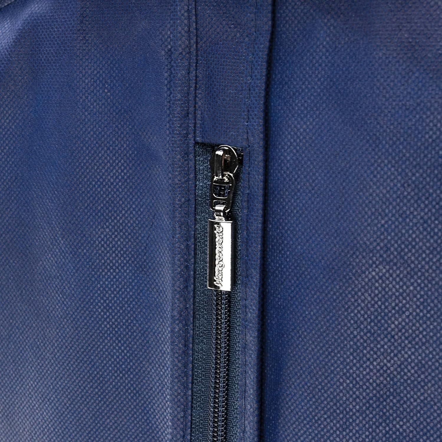 Bolsa de Prendas HANGERWORLD 102x61 cm Transpirable 3 Piezas Azul