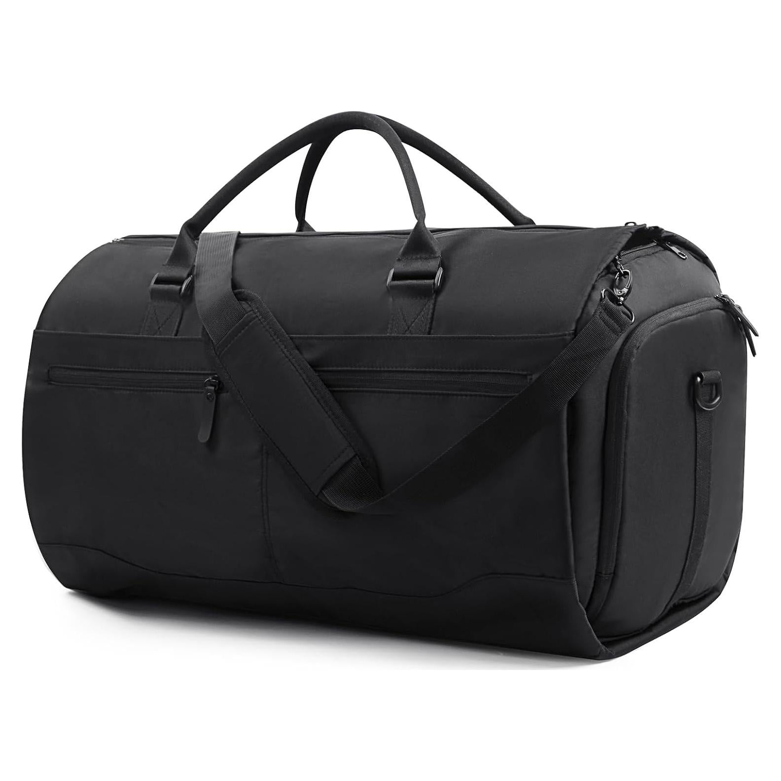 Bolsa Duffle OPOALO 2 en 1 para Ropa y Traje - Negro