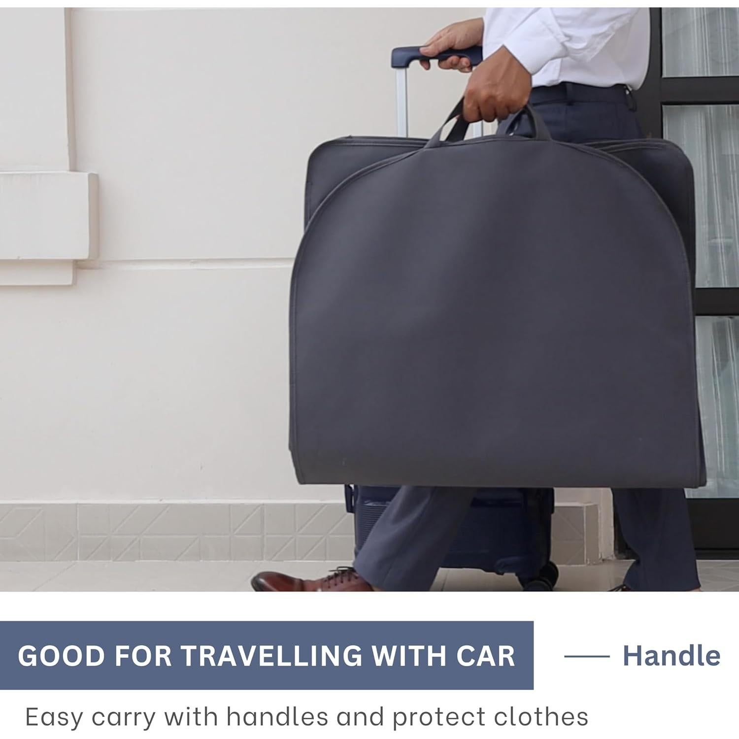 Bolsas de Ropa para Colgar CONMEOCON 43" Gris - 6 Piezas