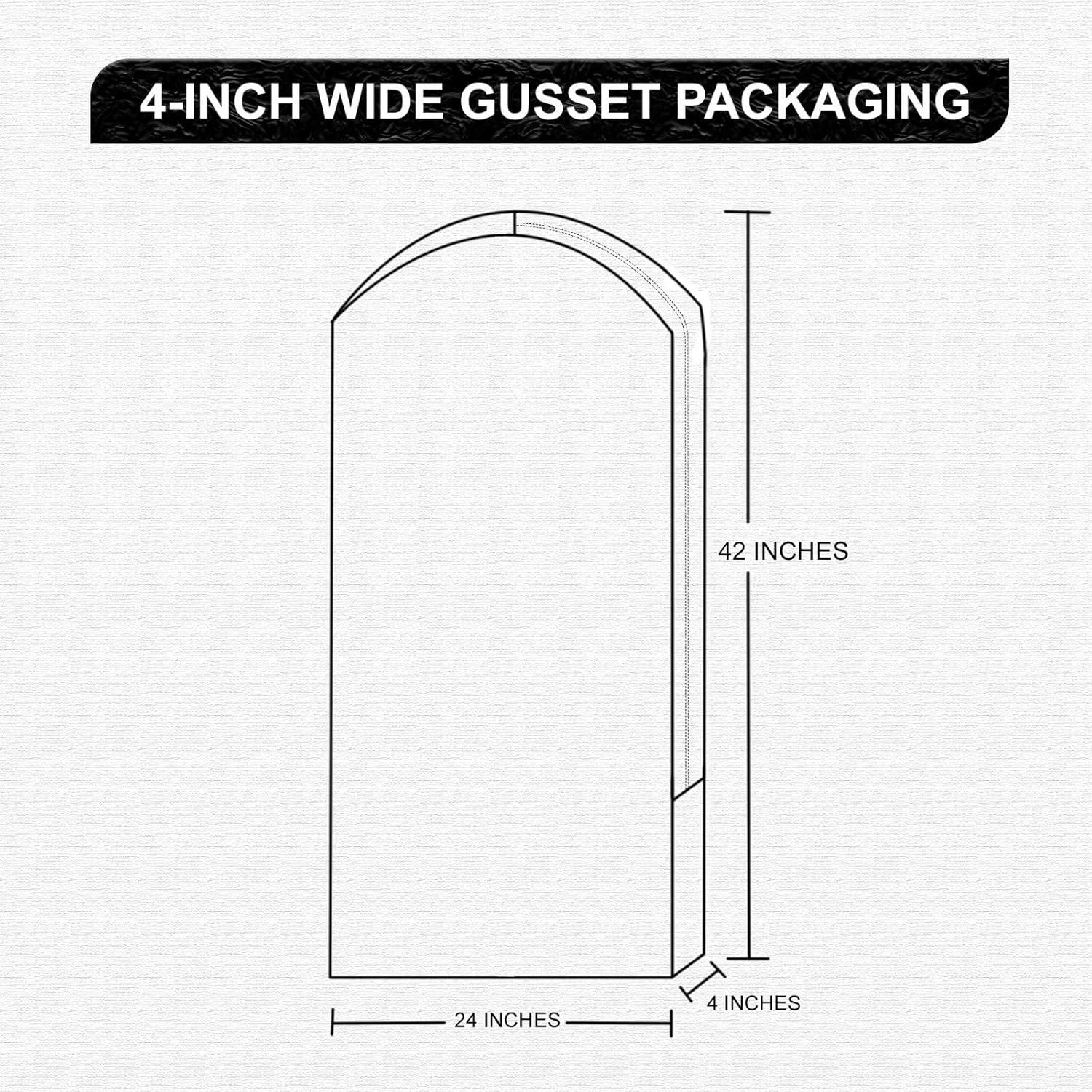 Bolsa de Ropa 100% Algodón Natural 157.48x60.96 cm