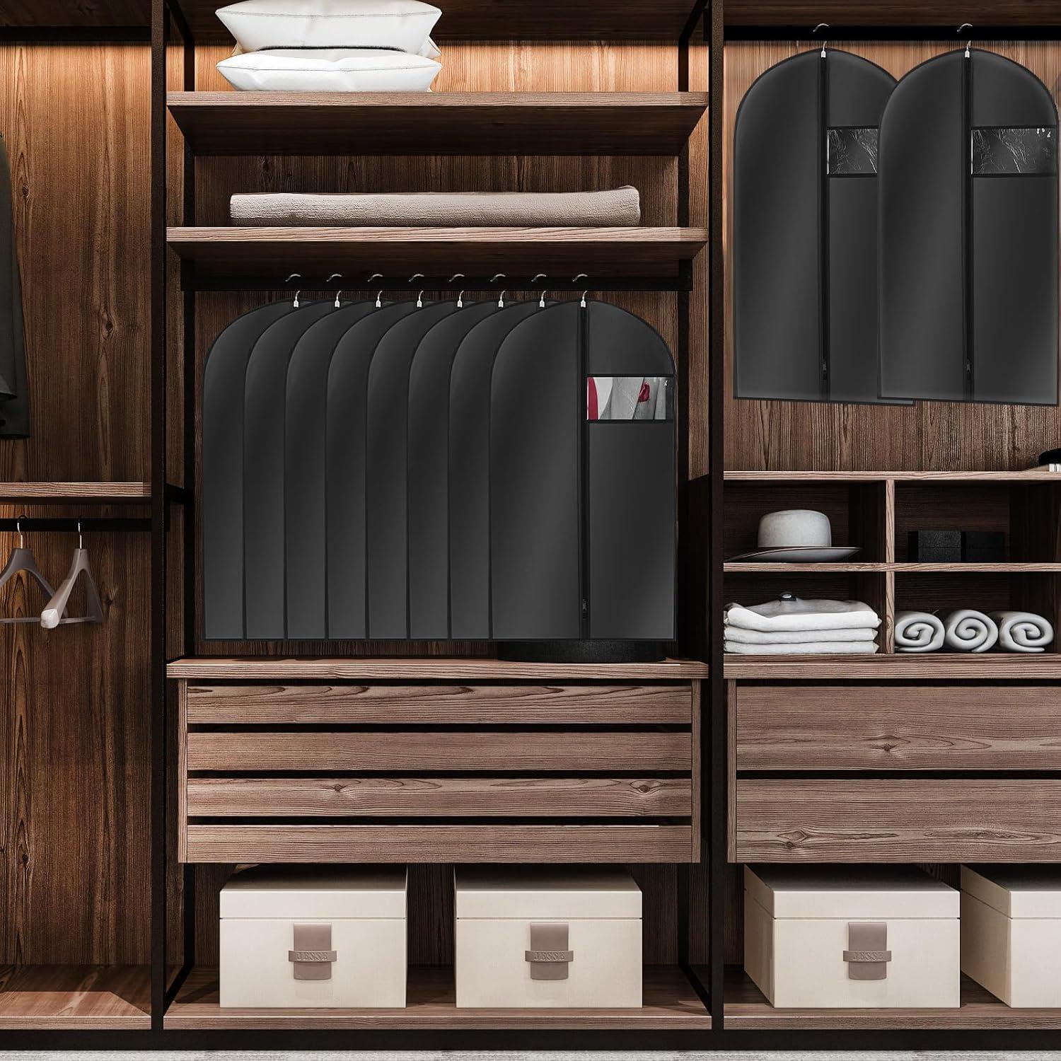 Bolsas de Ropa Colgantes PEOVLVN 10pcs 60x100cm con Ventana