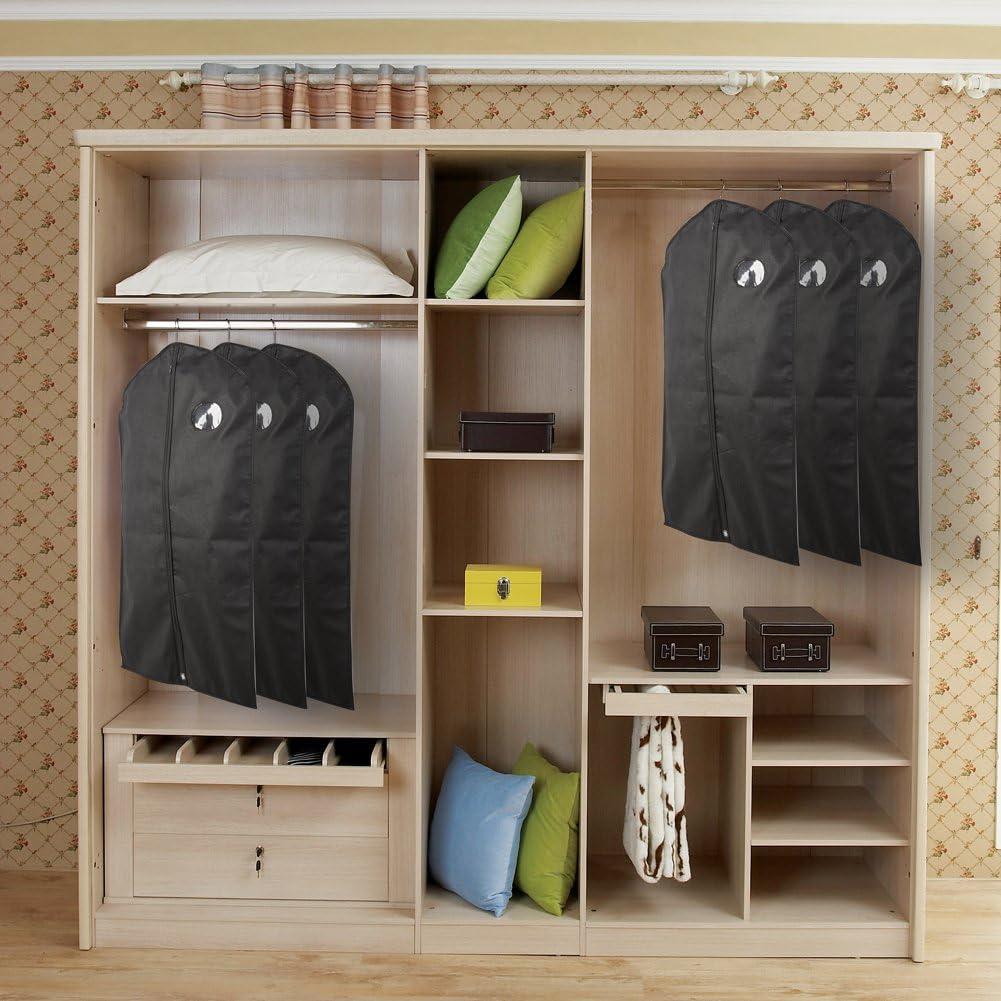 Paquete de 3 Bolsas de Traje Colgantes Semapak 104.88 cm Negras