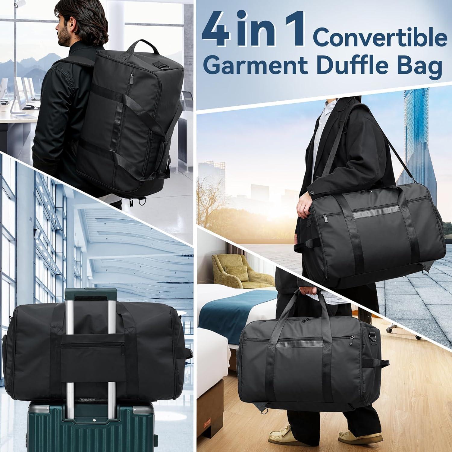 Bolsa Duffle de Ropa GARPROVM 4 en 1 Impermeable 55L