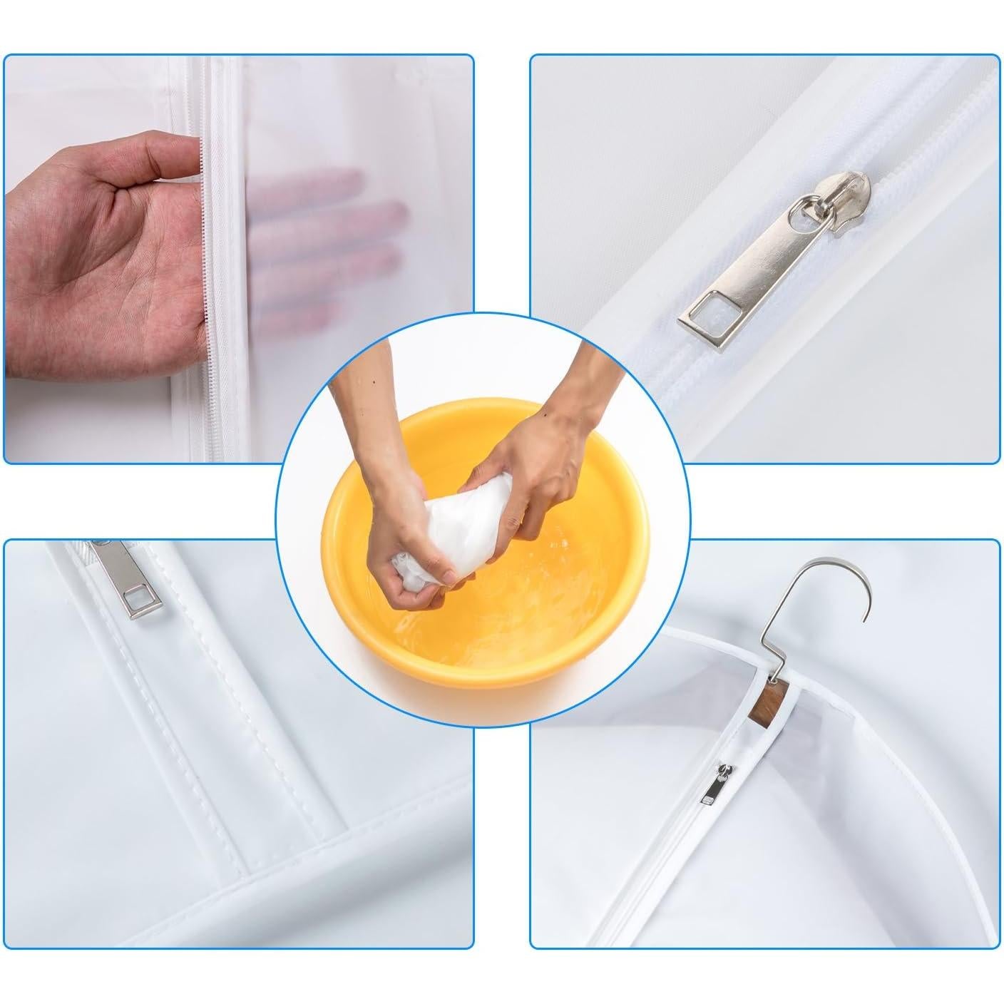 Bolsas de Ropa Transparentes MsKitchen 61x102 cm - Juego de 12