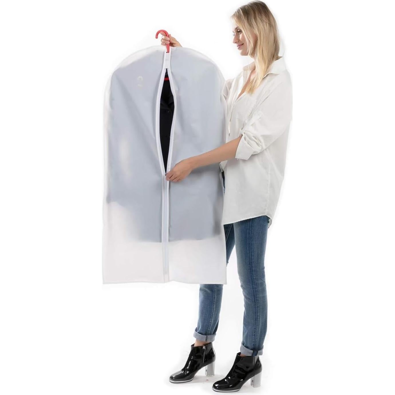 Bolsas de Ropa Transparentes MsKitchen 61x102 cm - Juego de 12