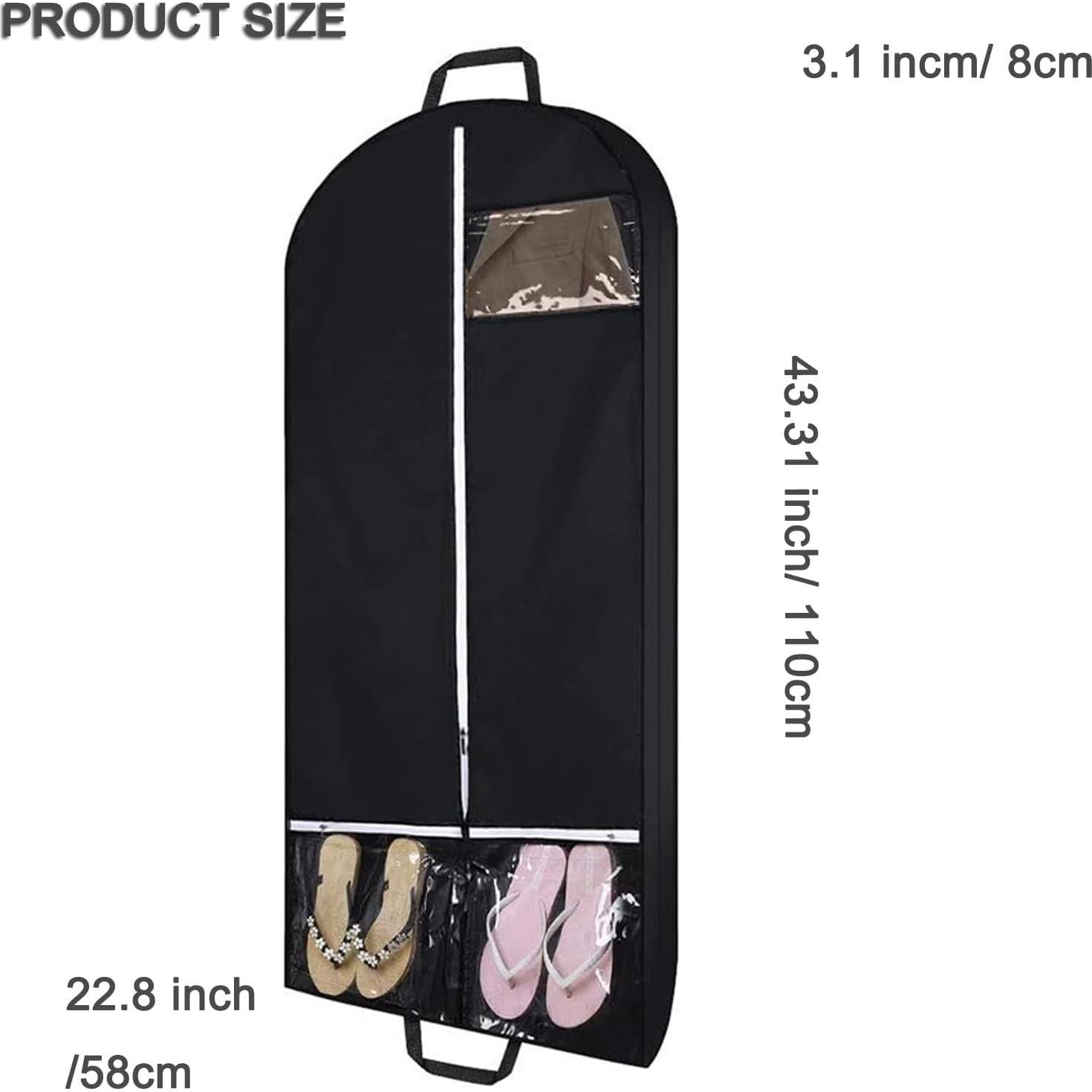 Bolsa de Ropa para Viaje SEHXIM 109 cm con Ventana Transparente