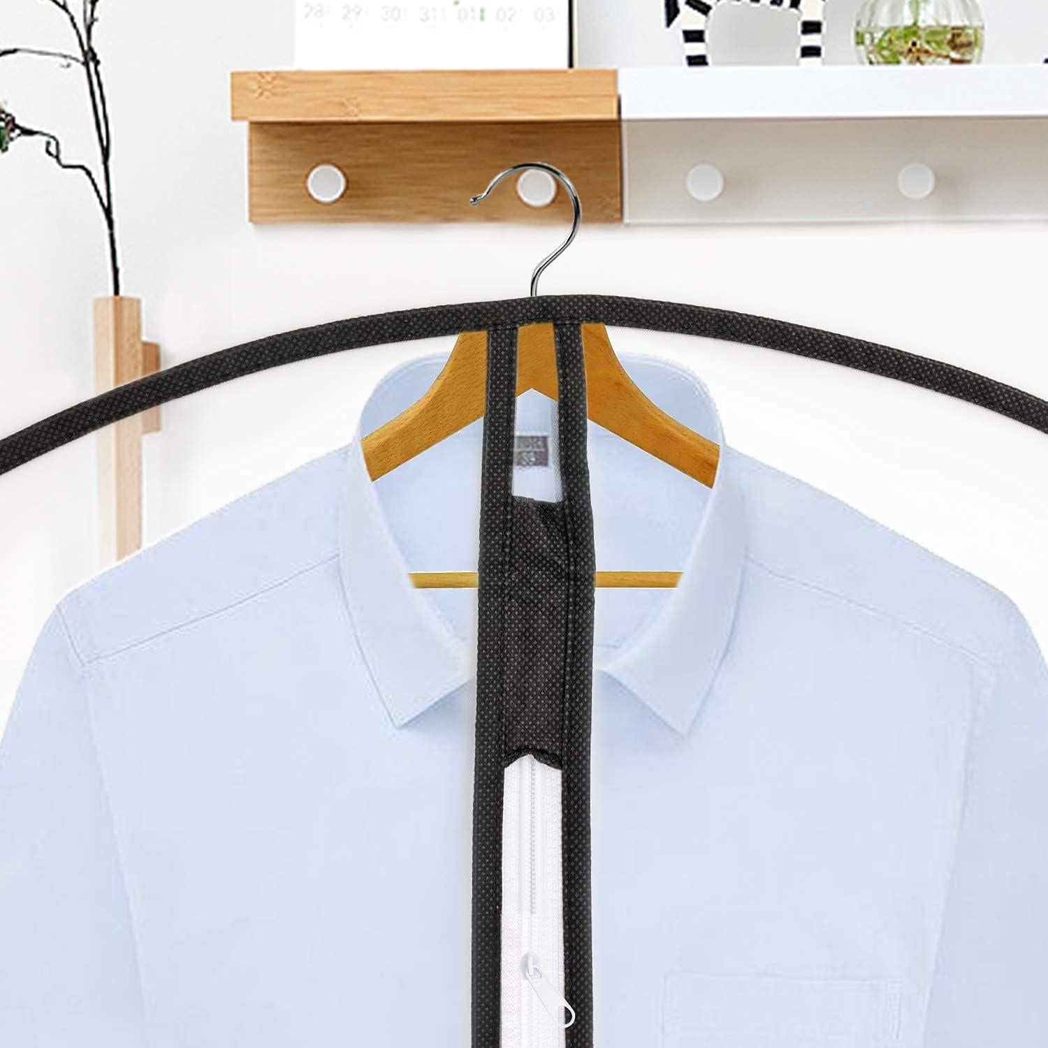 Juego de 12 Fundas de Ropa Pwsap Translúcidas con Cremallera