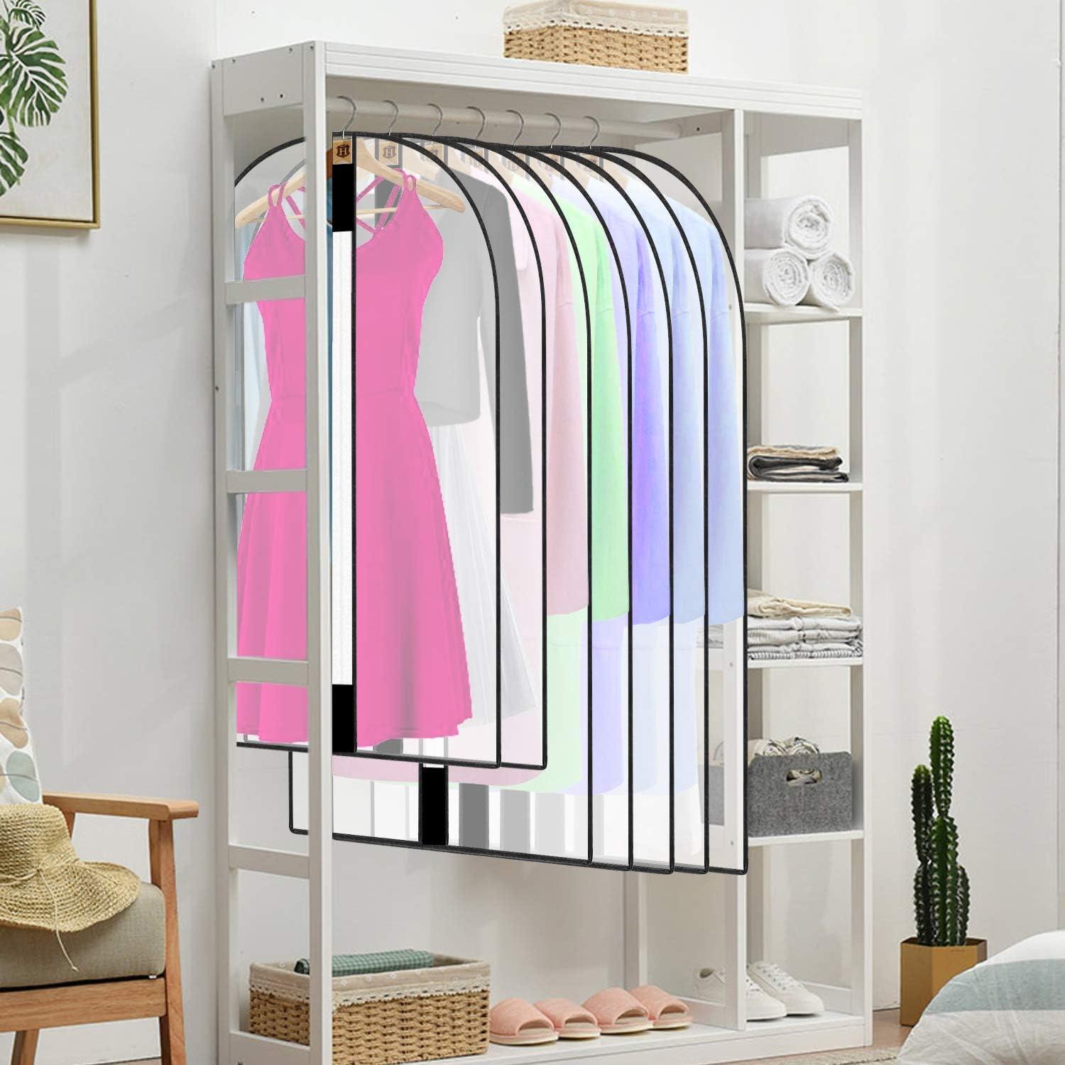 Juego de 12 Fundas de Ropa Pwsap Translúcidas con Cremallera