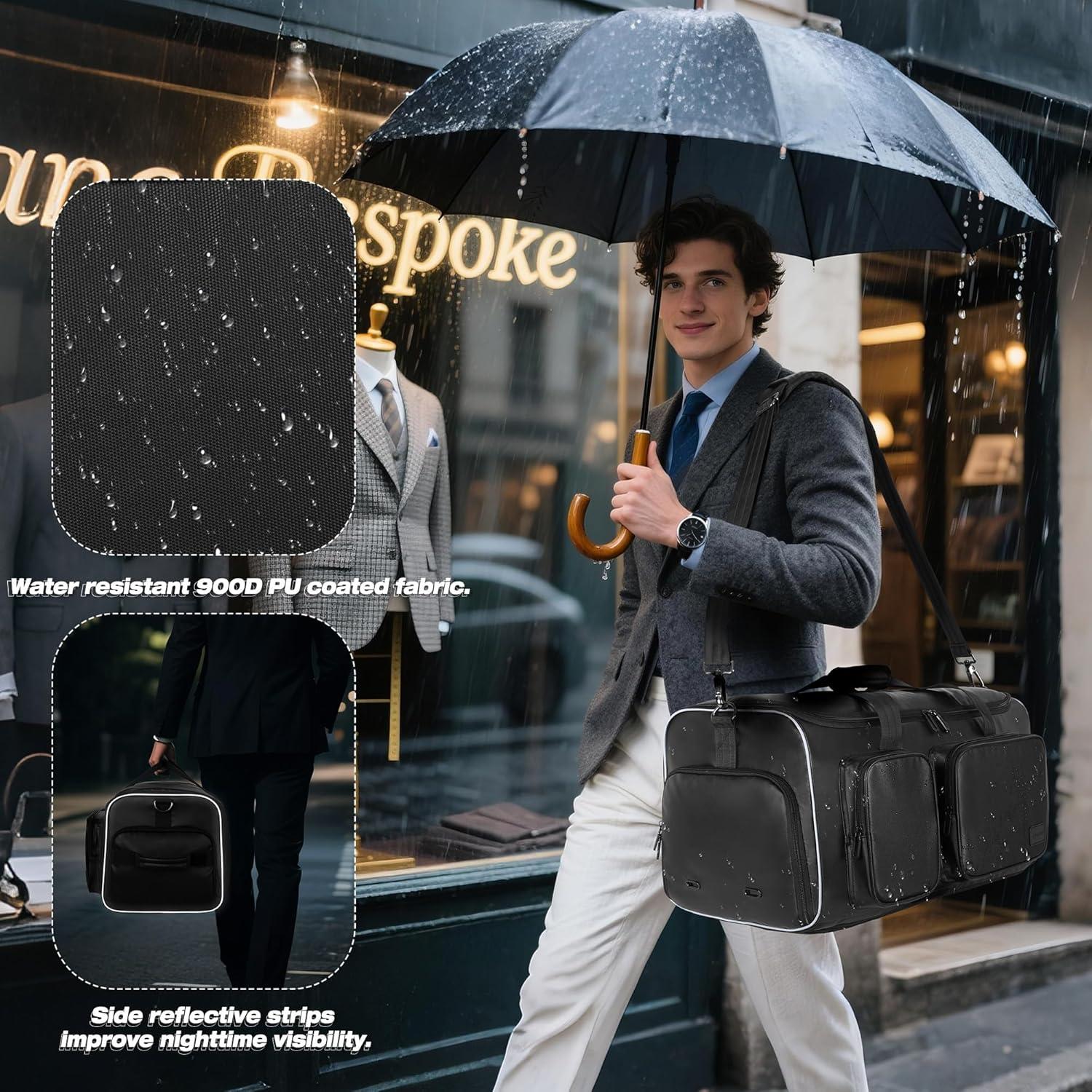 Bolsa Duffle Convertible 50L Smasrob con Compartimento para Zapatos