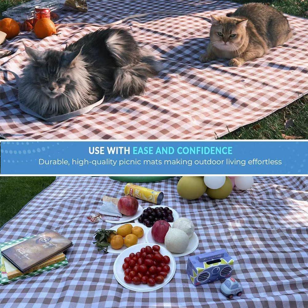 Manta de Picnic LRUUIDDE 203x152cm Impermeable Plegable