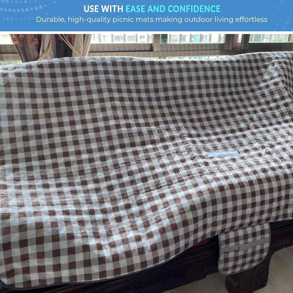 Manta de Picnic LRUUIDDE 203x152cm Impermeable Plegable