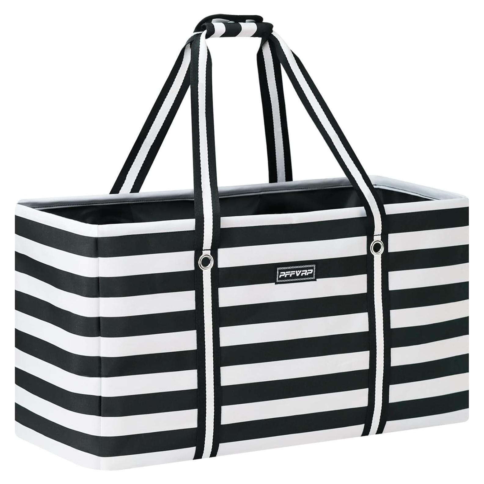 Bolsa de Utilidad Extra Grande PFFVRP Negra Reutilizable 57x27x30 cm